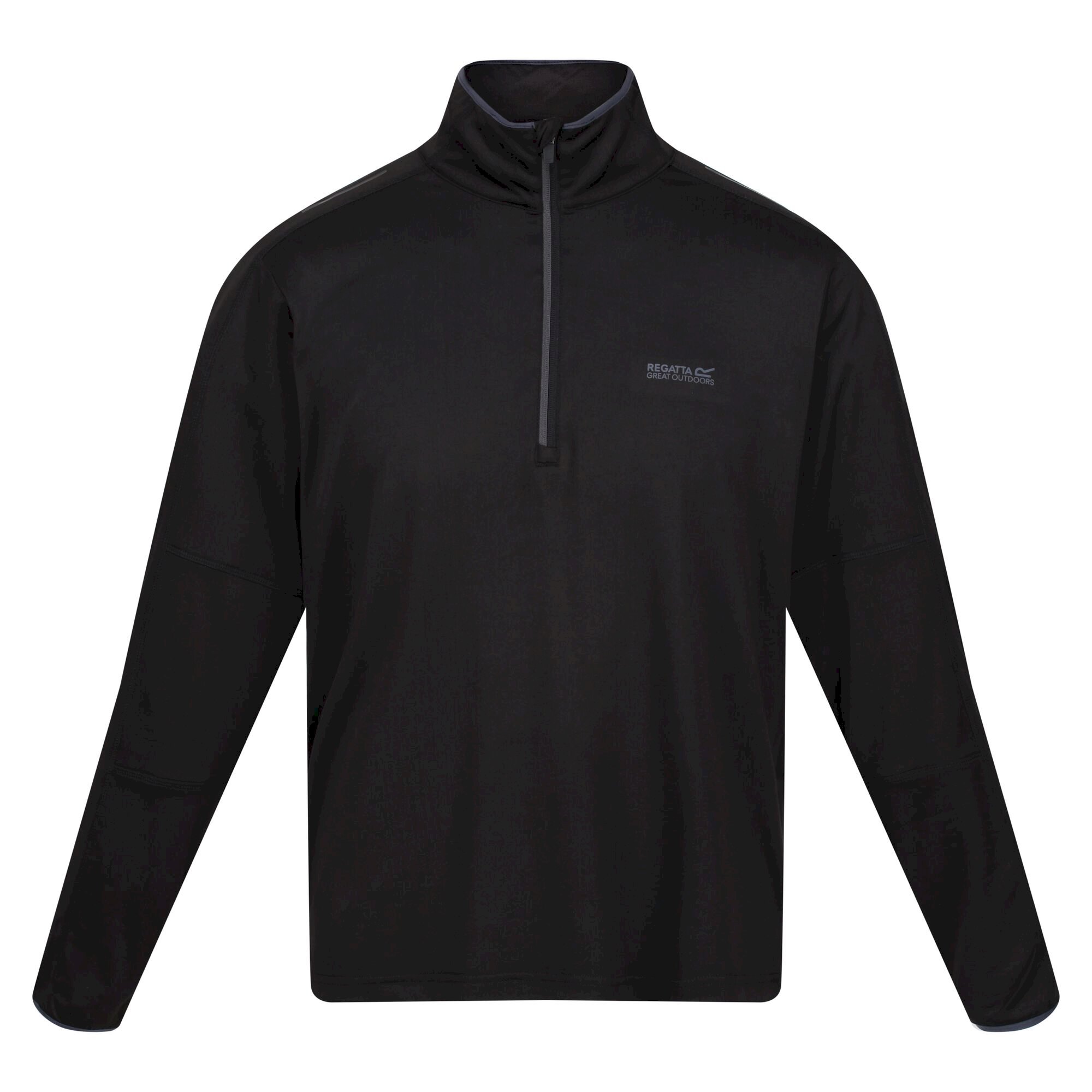 Men's Makhill Half Zip Stretch Midlayer | Black