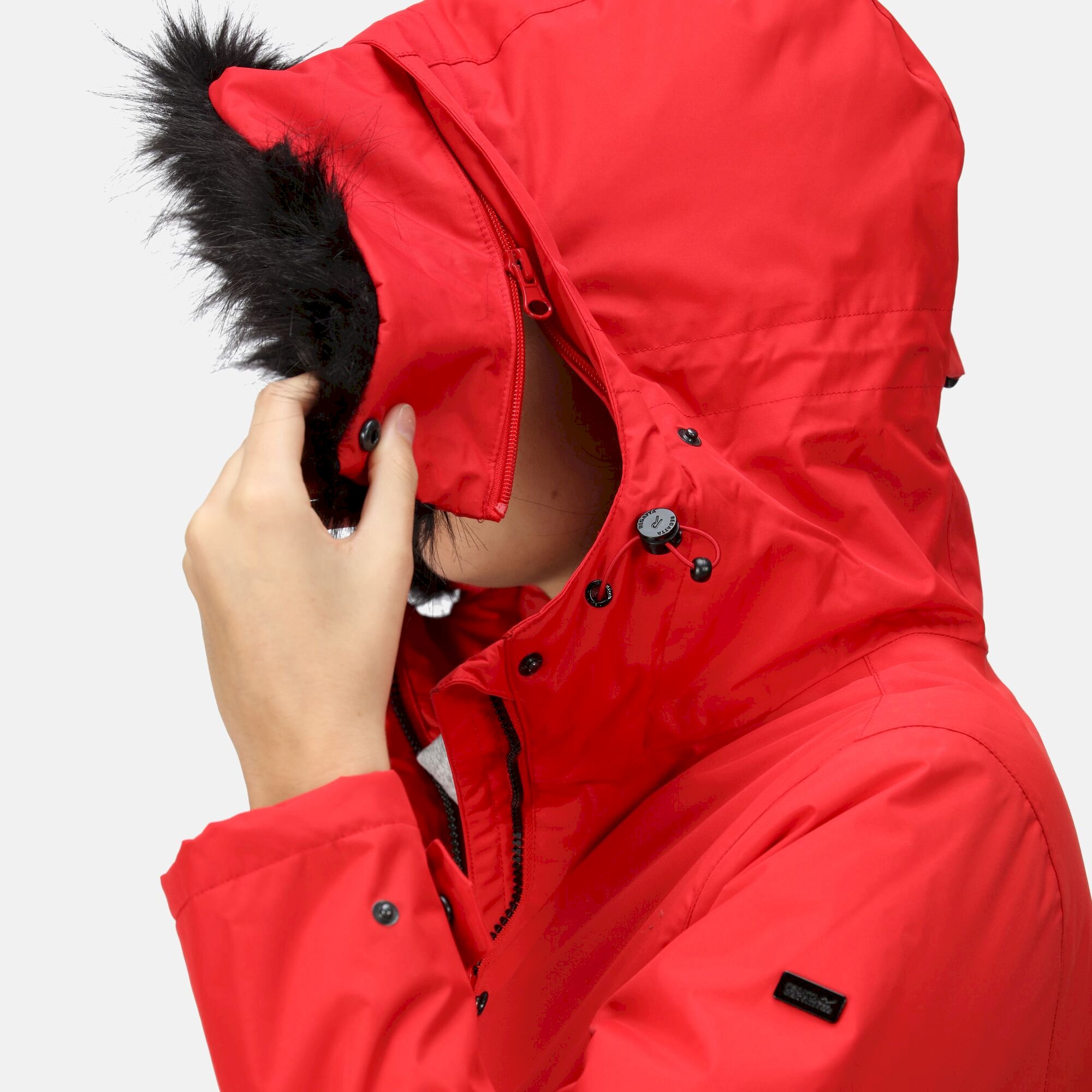 Women's Myla II Fur Trim Parka Jacket | Code Red