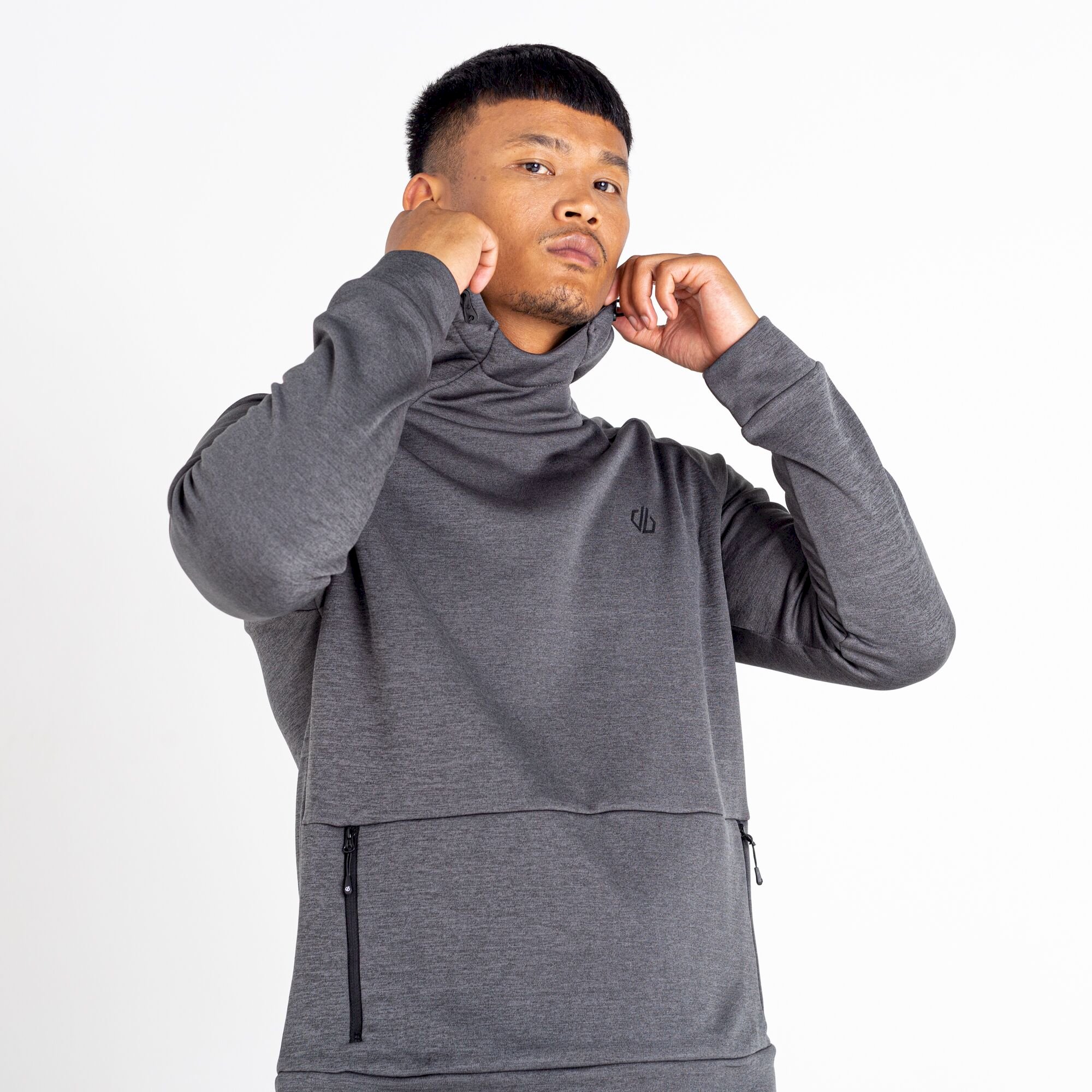 Dare 2b - Men's Out Calling Overhead Fleece | Charcoal Grey Marl