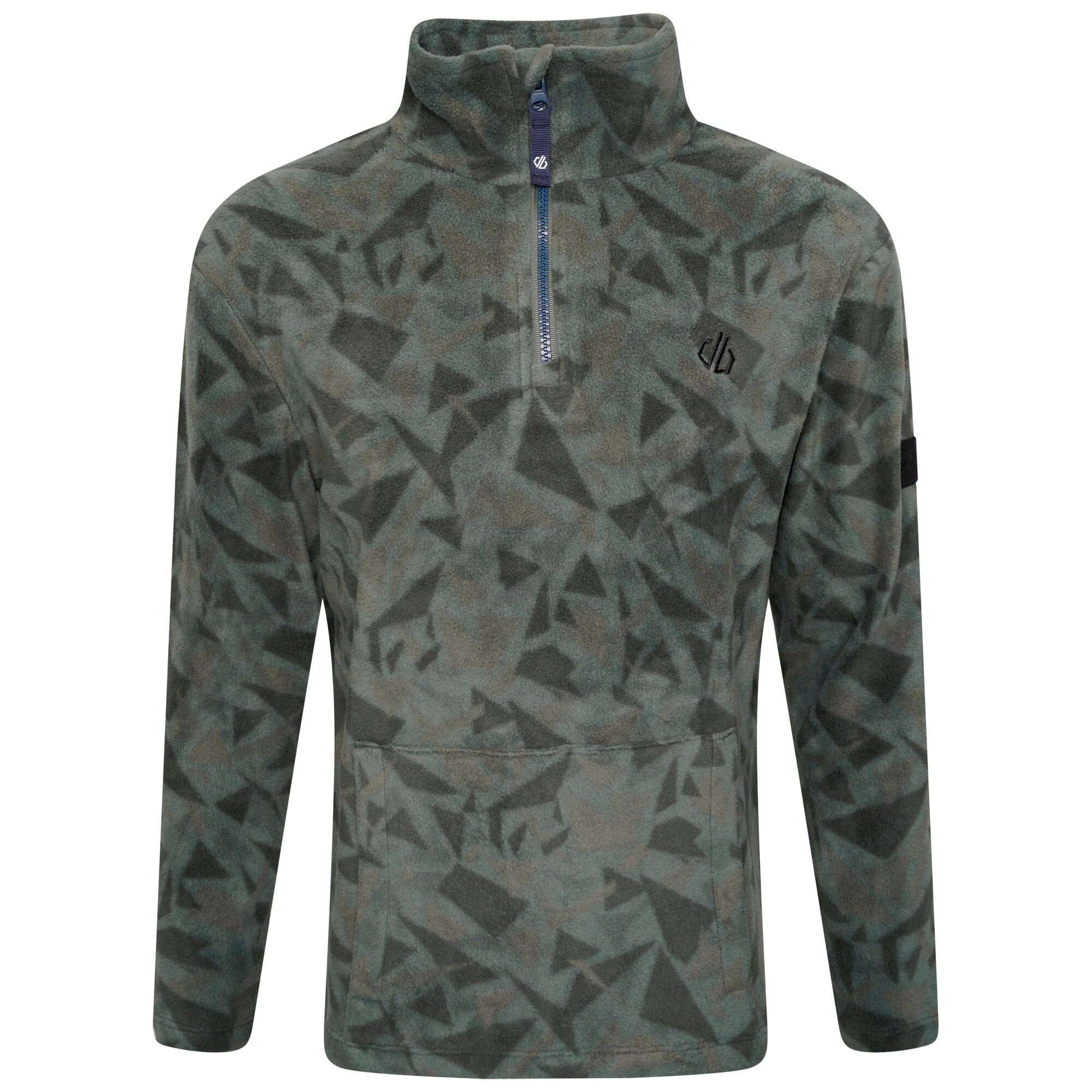 Dare 2b - Kids' Cushy Half Zip Fleece | Green Geo Print