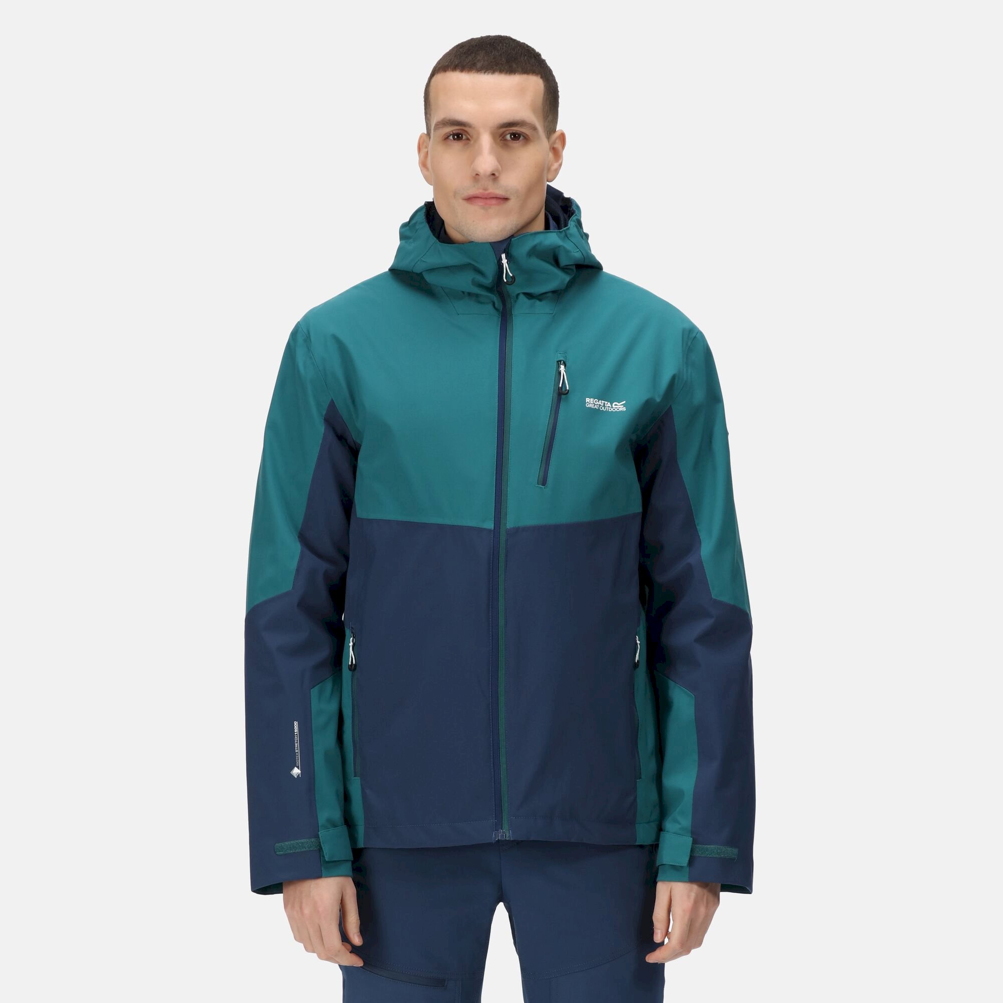 Men's Wentwood VII Waterproof Jacket | Pacific Green Admiral Blue