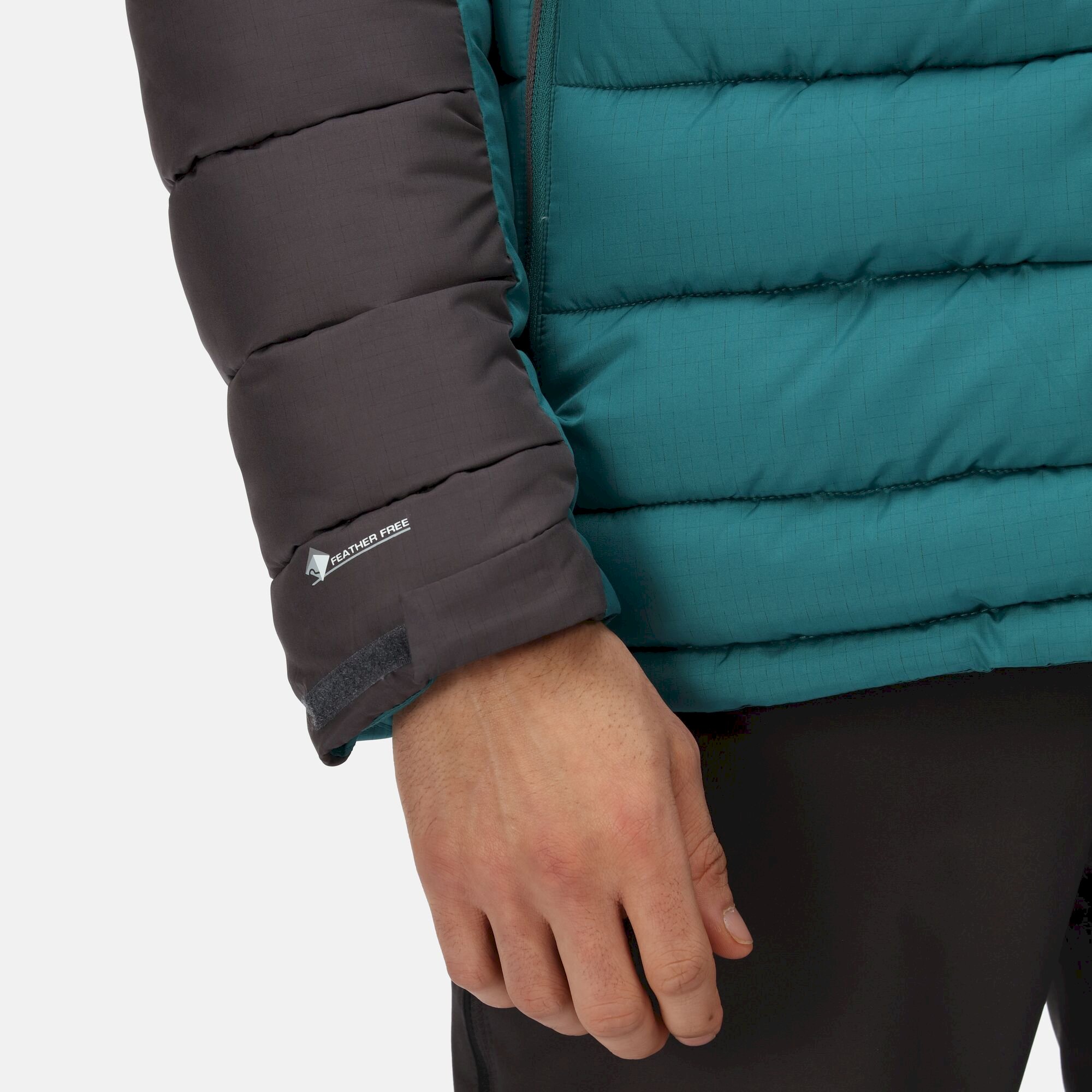 Men's Nevado VI Puffer Jacket | Dark Grey Pacific Green