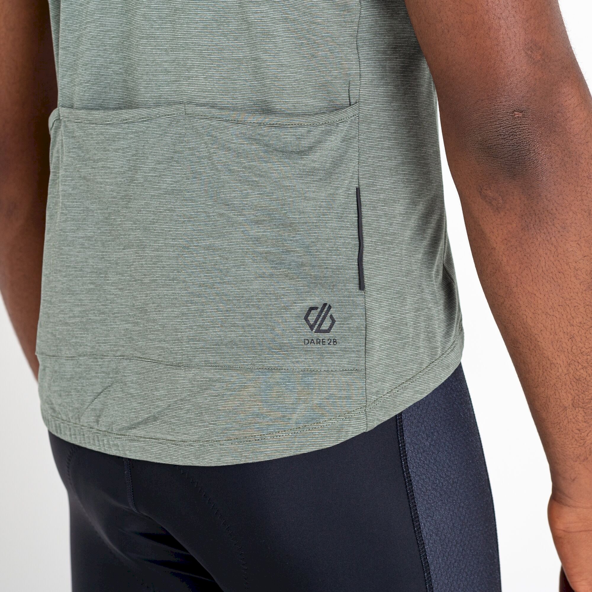 Dare 2b - Men's Pedal It Out Lightweight Jersey | Agave Green Marl