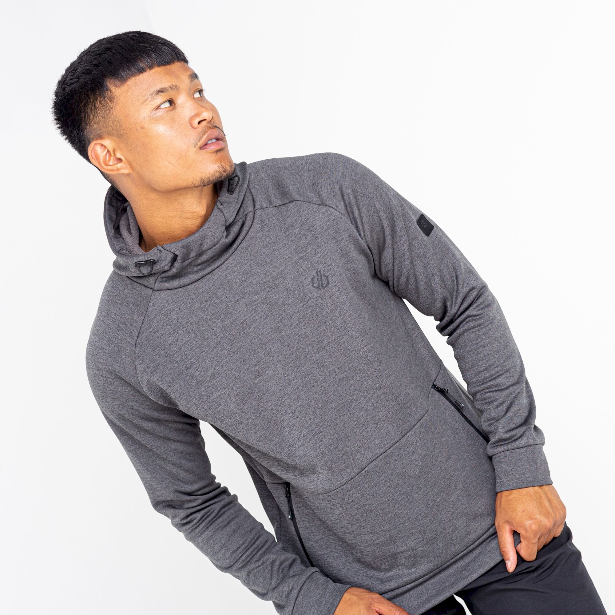 Dare 2b - Men's Out Calling Overhead Fleece | Charcoal Grey Marl