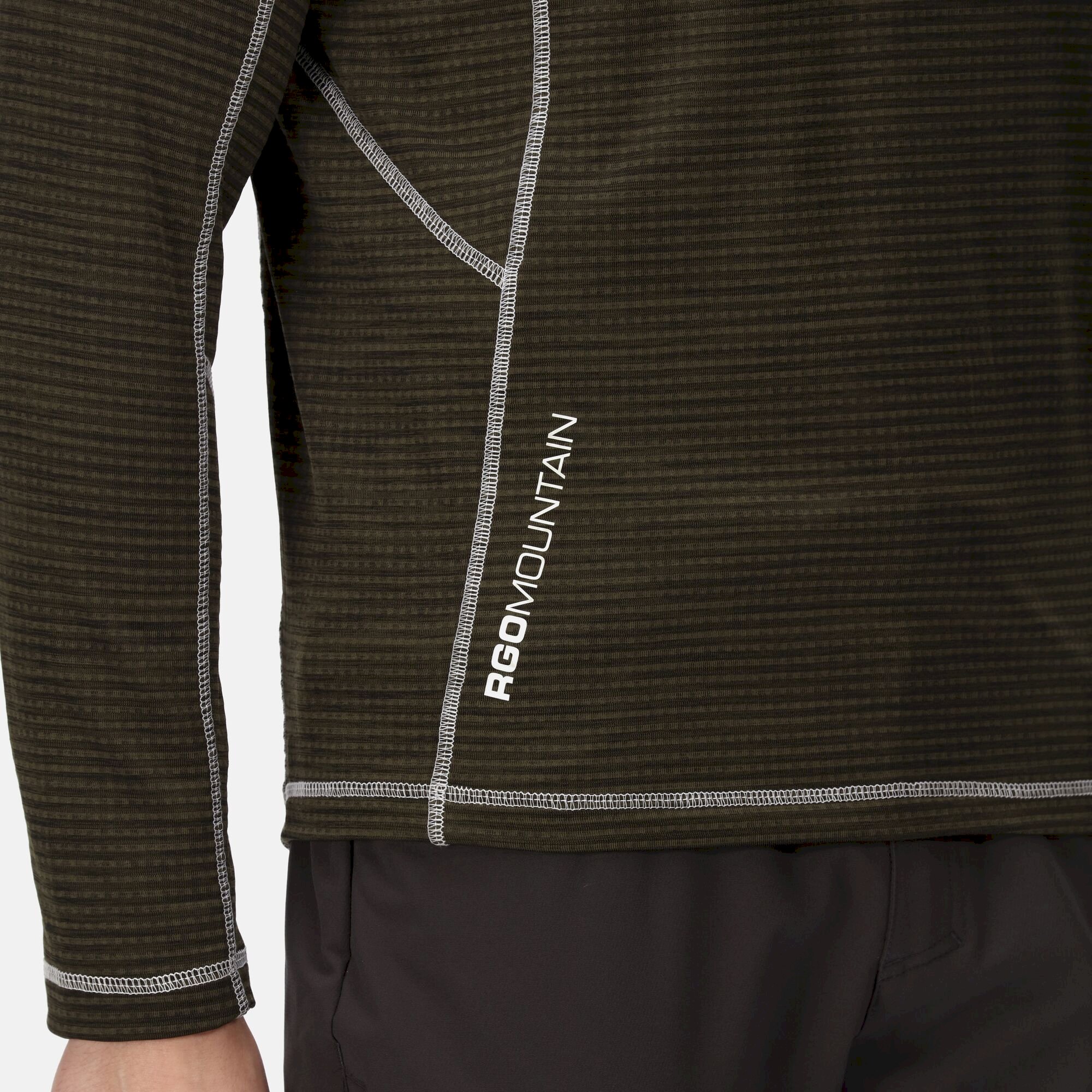 Men's Yonder Half Zip Top | Dark Khaki