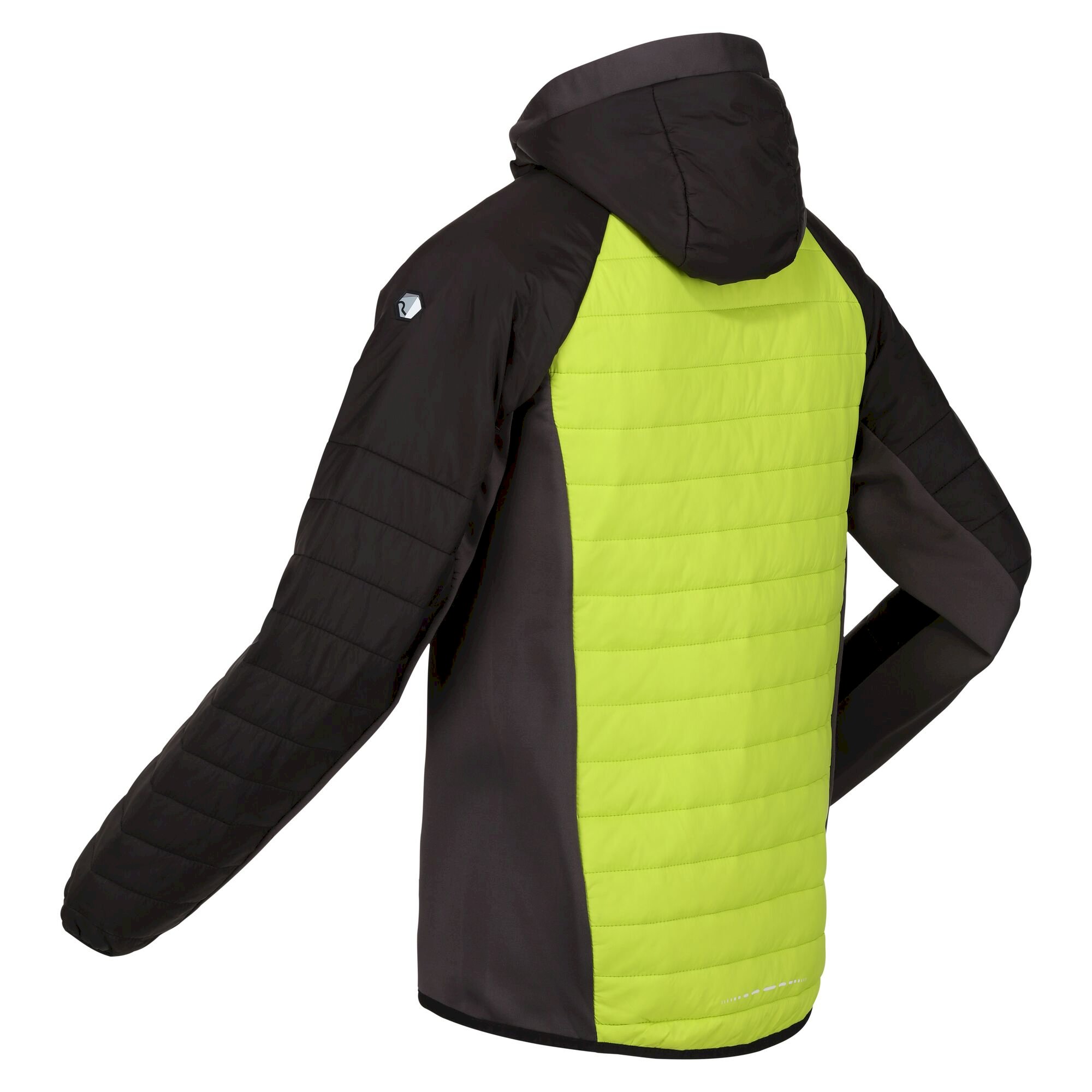 Men's Trutton Softshell Hooded Jacket | Bright Kiwi Black