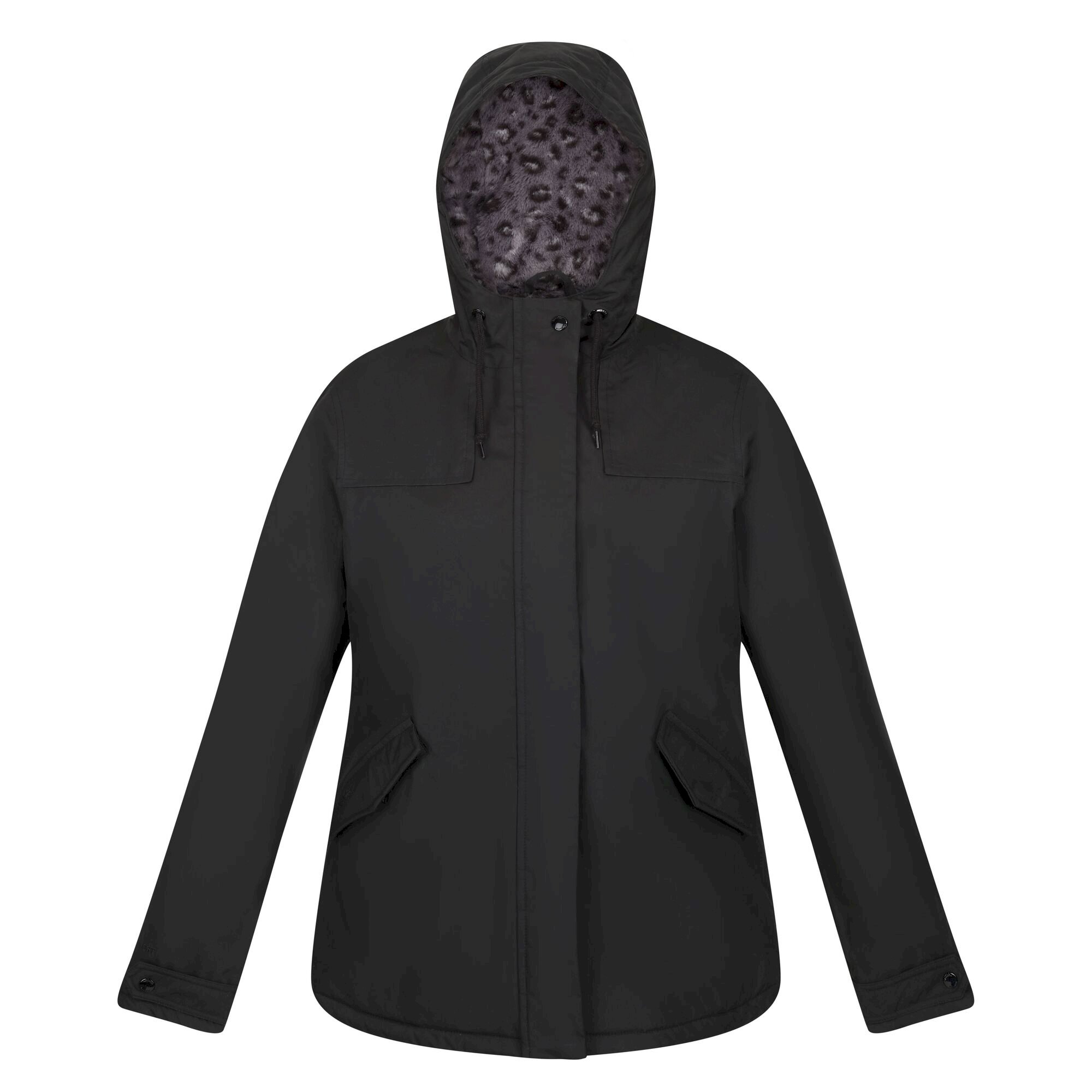 Women's Bria Fur Lined Waterproof Jacket | Black