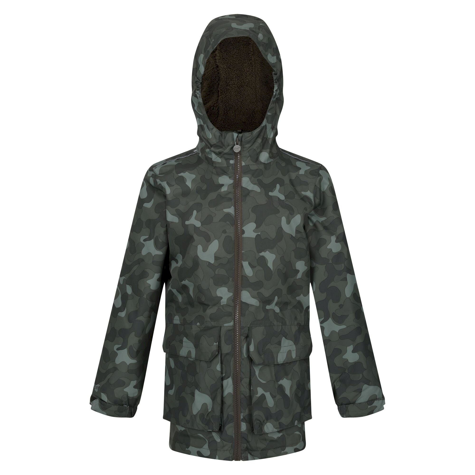 Kids' Salman Waterproof Insulated Jacket | Dark Khaki Multi Camo