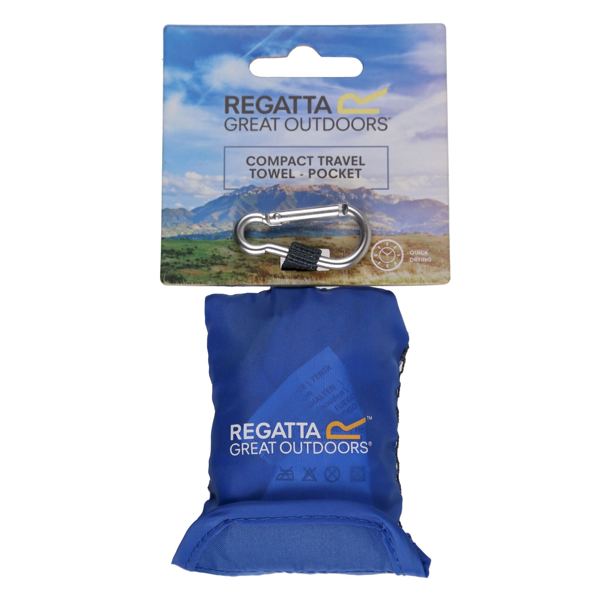 Pocket Travel Towel | Blue