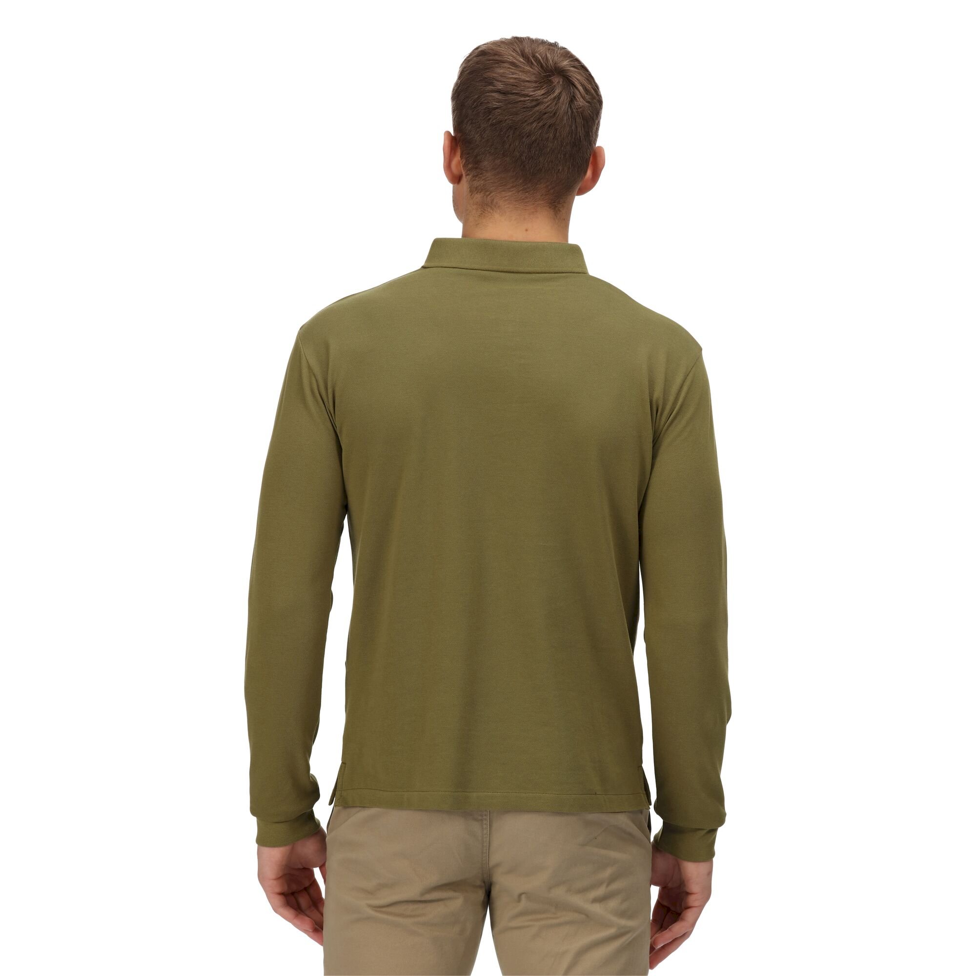 Men's Kaleb Long Sleeve Polo Shirt | Capulet