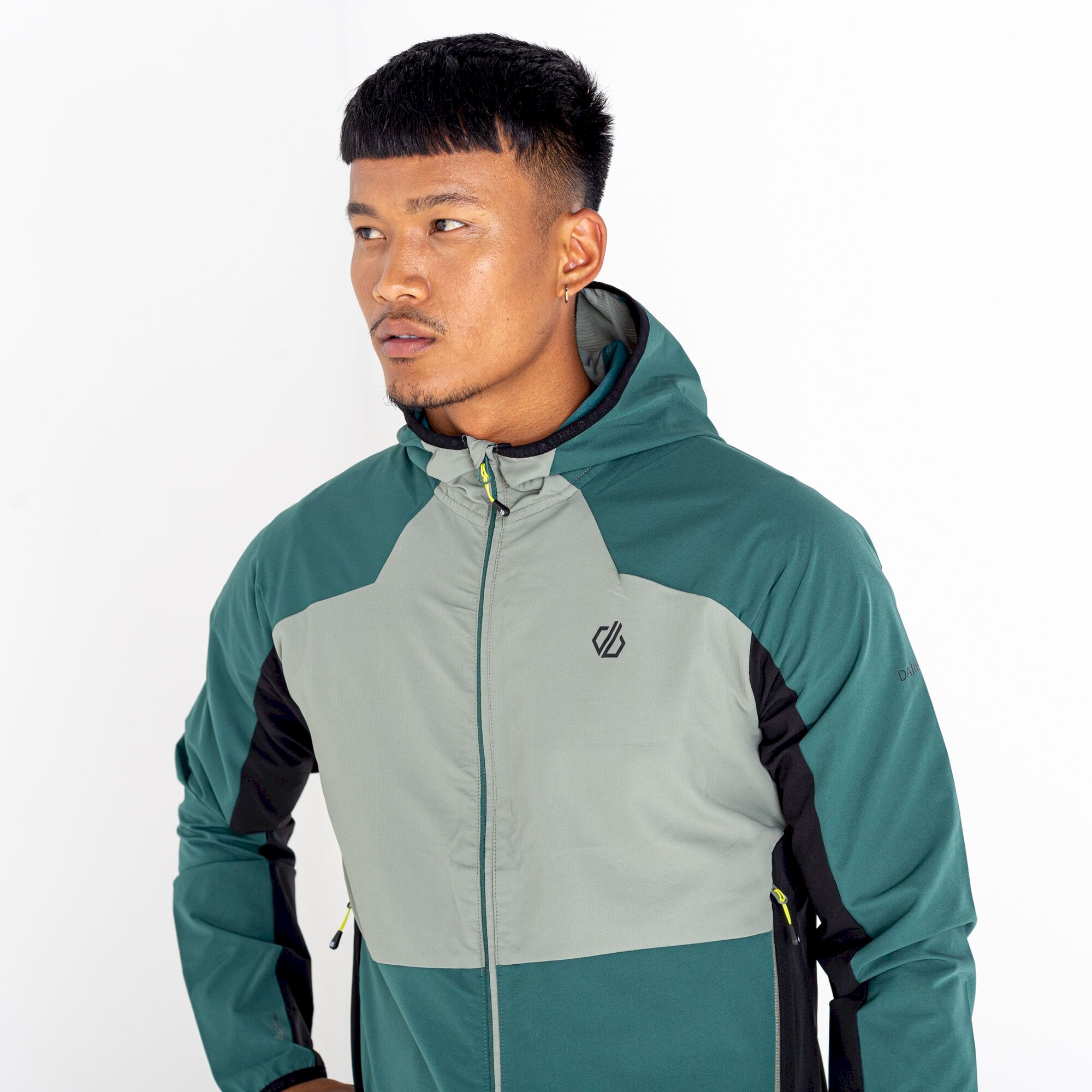 Dare 2b - Men's Aptile II Hooded Softshell | Fern Green Agave Green