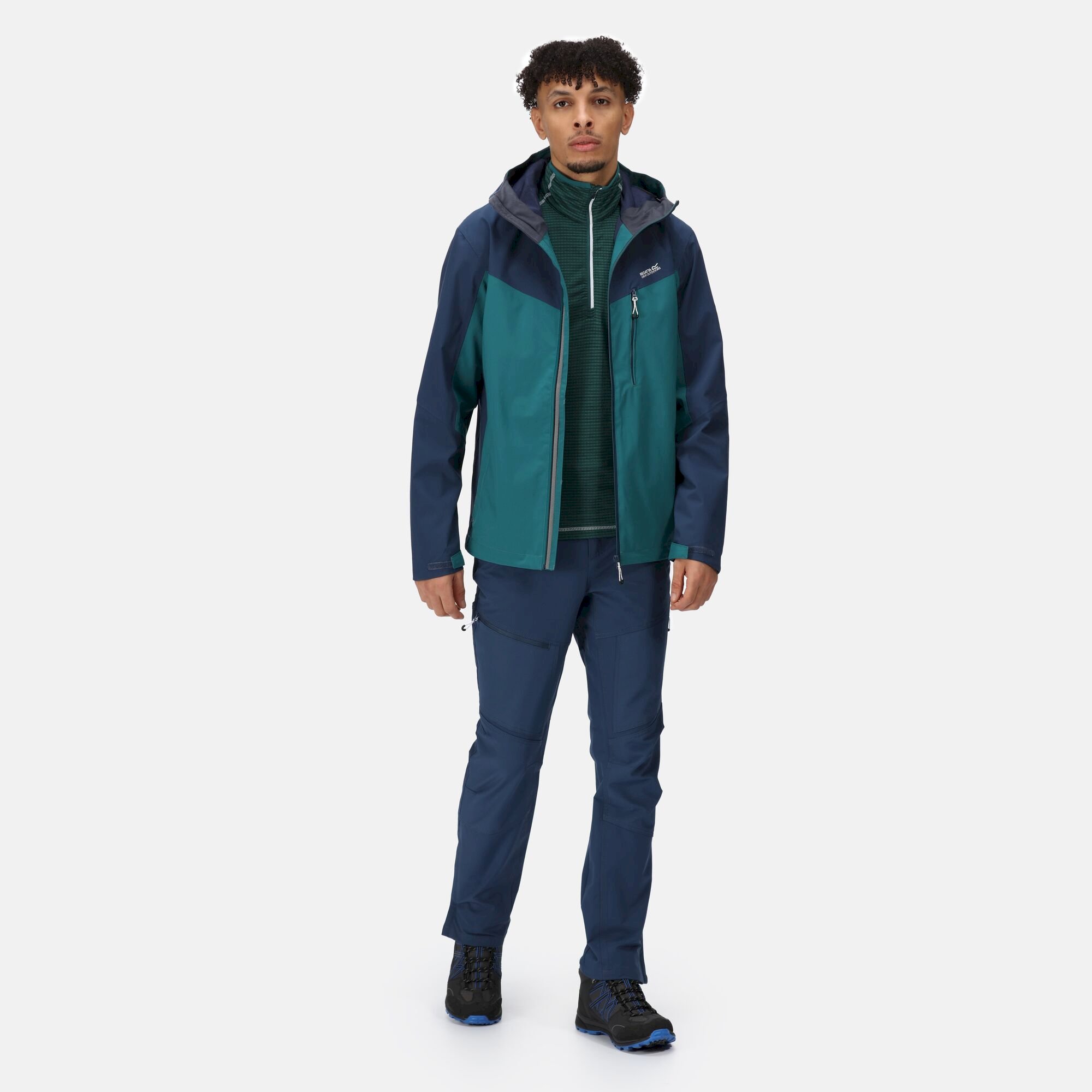 Men's Birchdale Waterproof Jacket | Pacific Green Admiral Blue