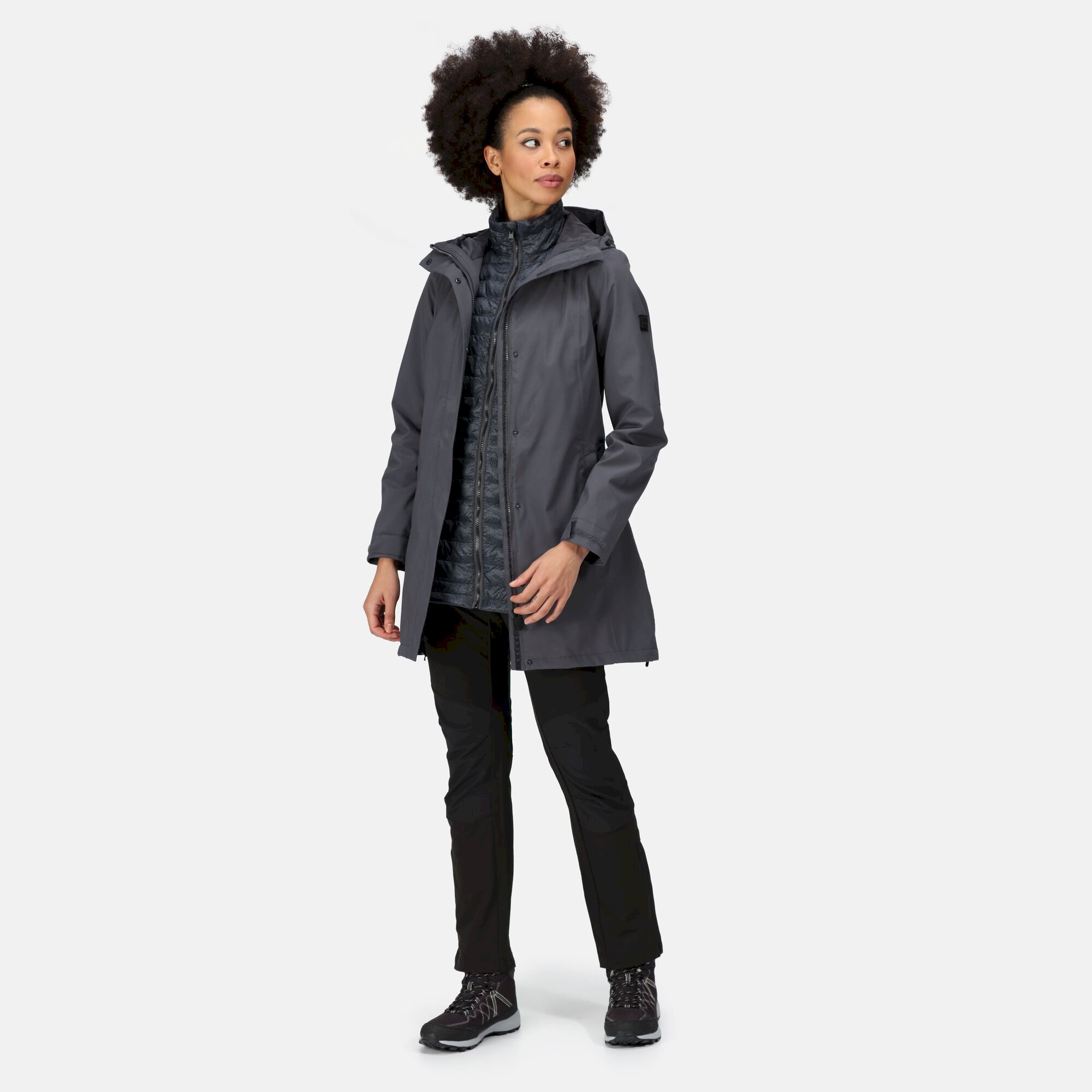 Women's Denbury III 2-In-1 Waterproof Jacket | Seal Grey