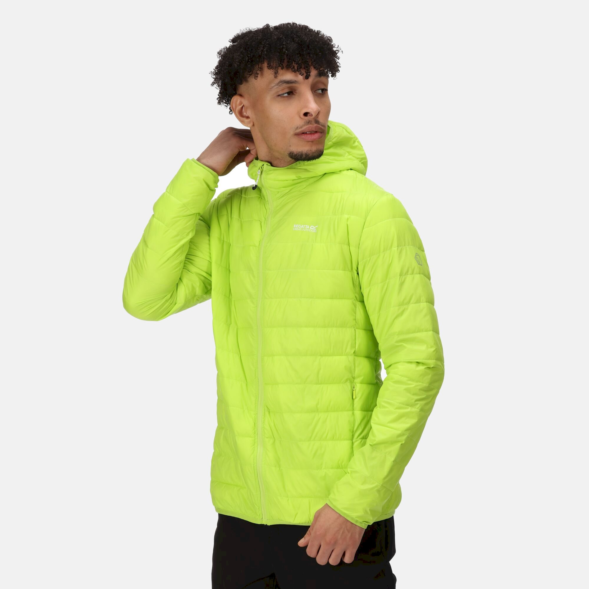 Men's Hooded Hillpack Lightweight Jacket | Bright Kiwi