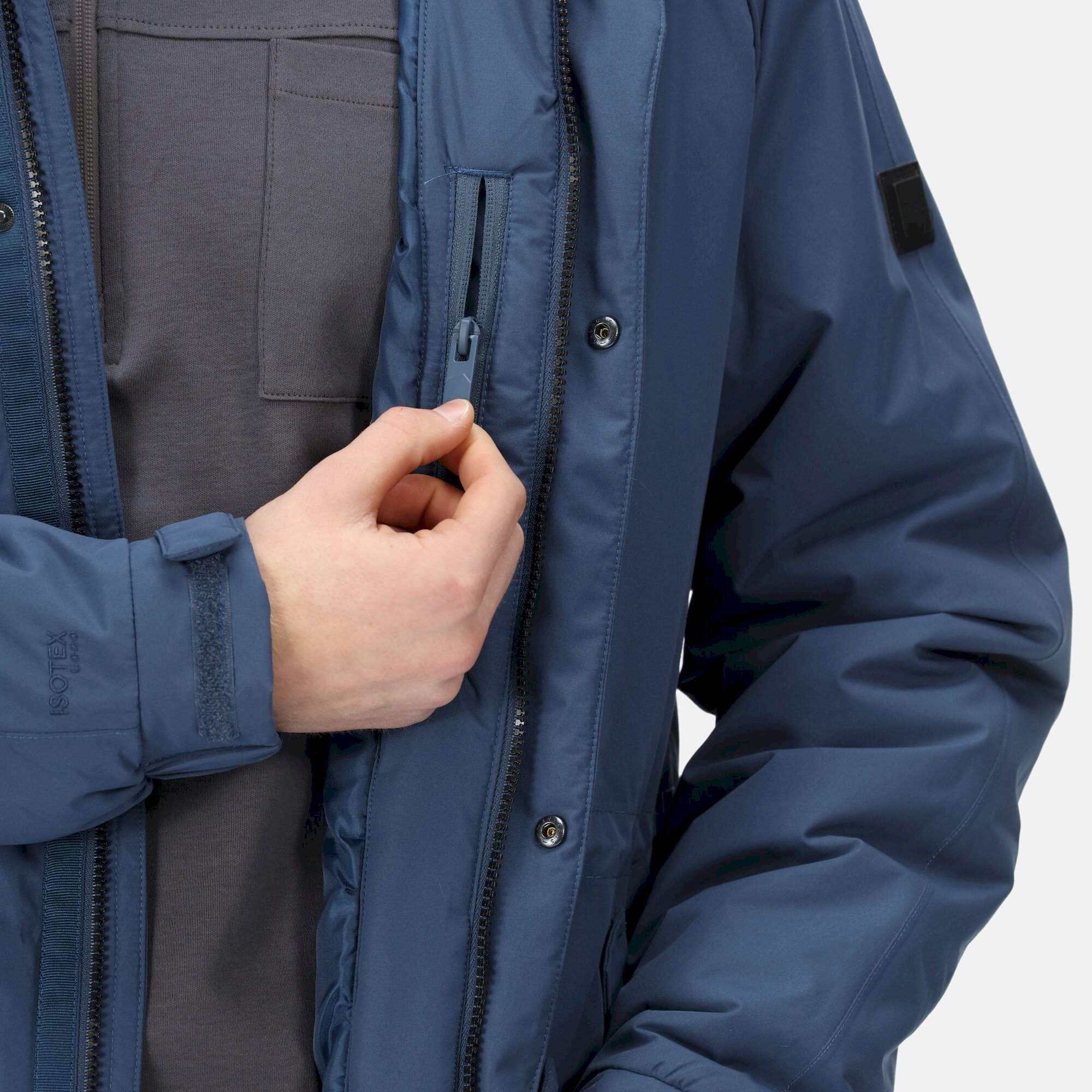 Men's Salinger III Parka Jacket | Dark Denim