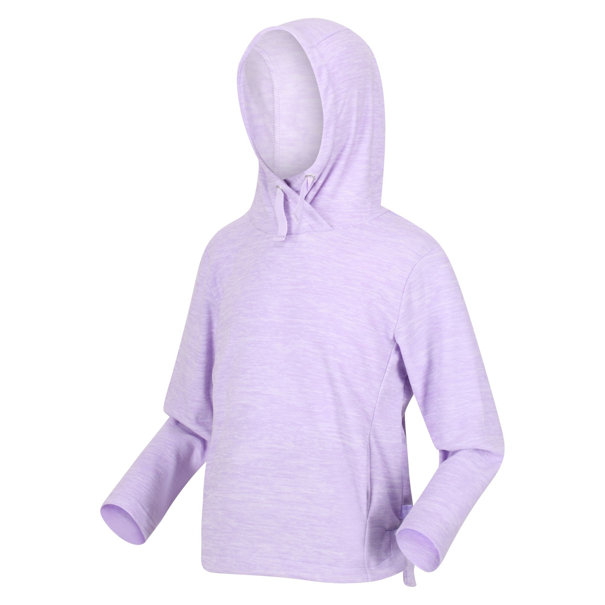 Kids' Kalina Hooded Fleece | Pastel Lilac Marl