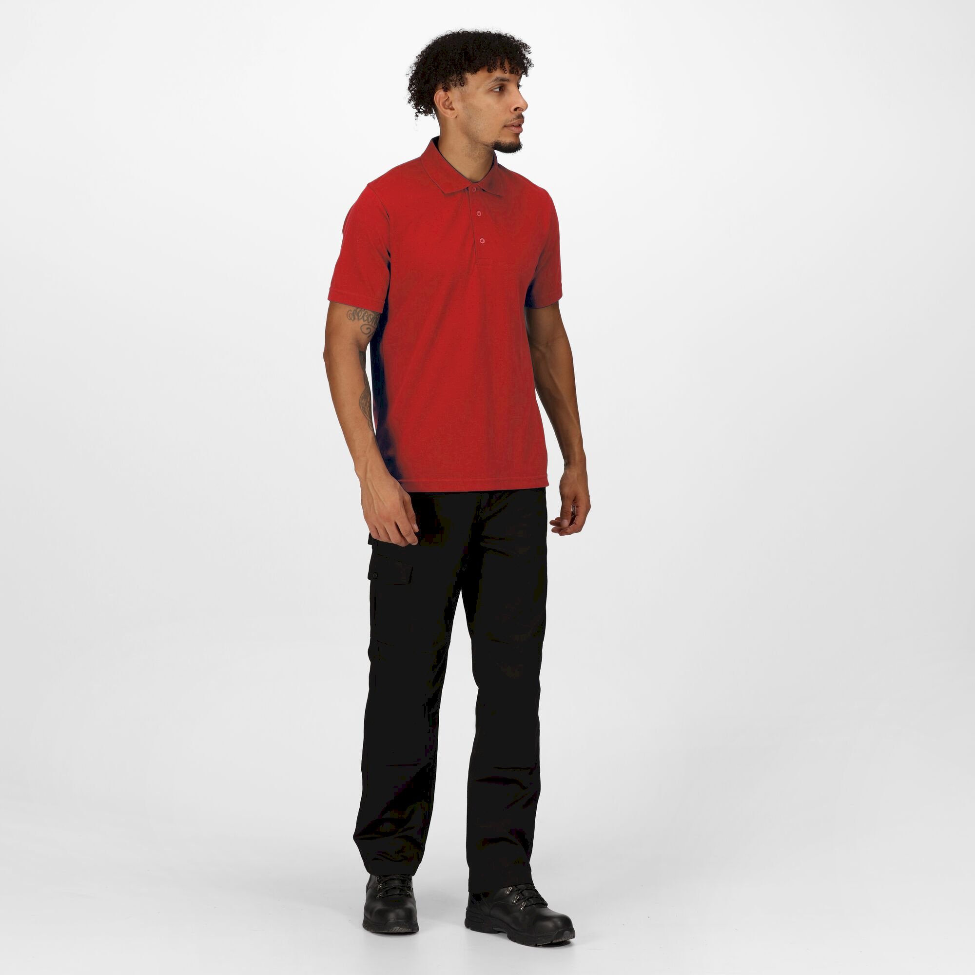 Men's 65/35 SS Polo Top | Classic Red