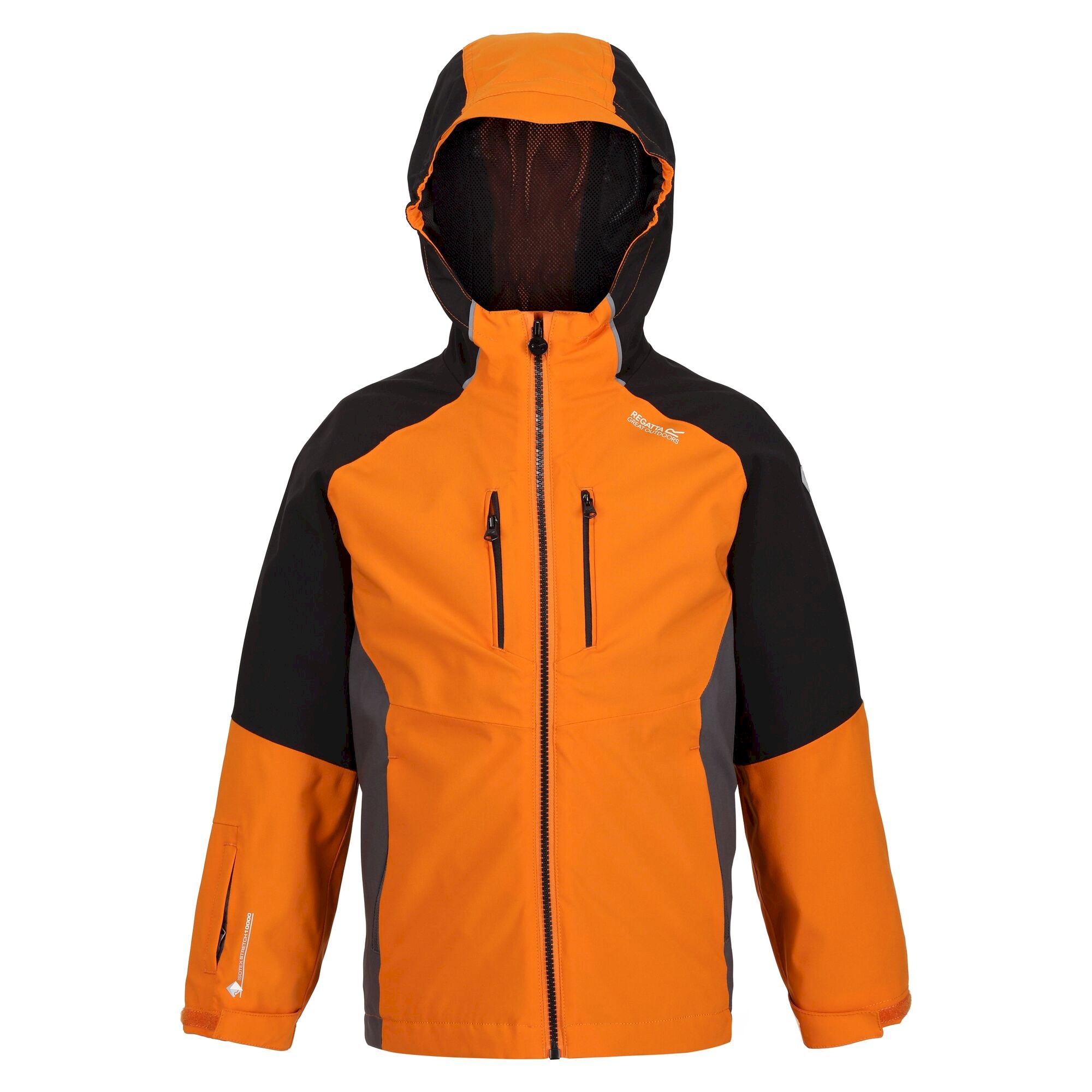 Kids' Hydrate VII 3-In-1 Waterproof Jacket | Autumn Maple Black Dark Grey