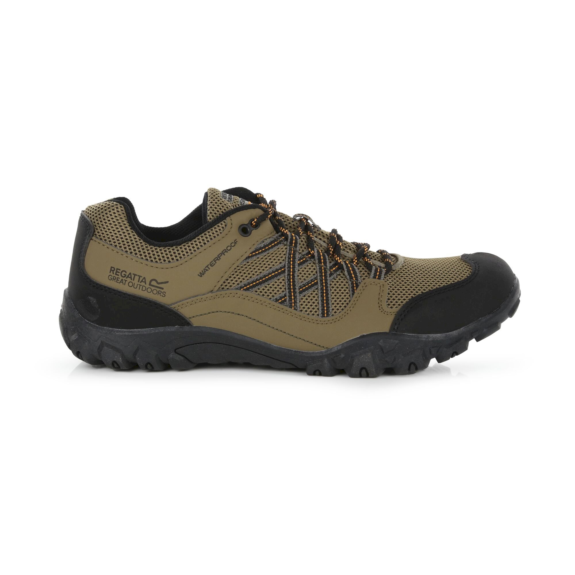 Men's Edgepoint III Waterproof Walking Shoes | Gold Sand Flame Orange