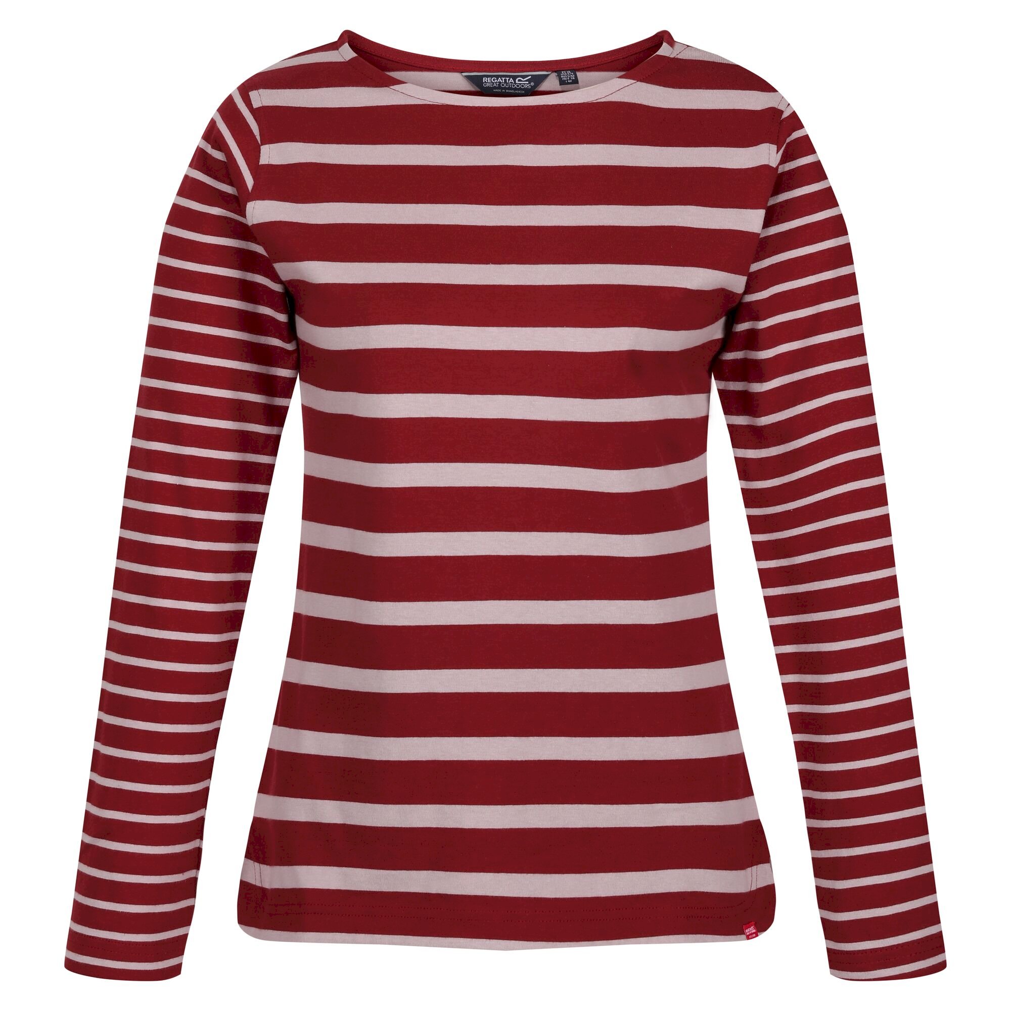 Women's Farida Striped T-Shirt | Cabernet Lilac Chalk