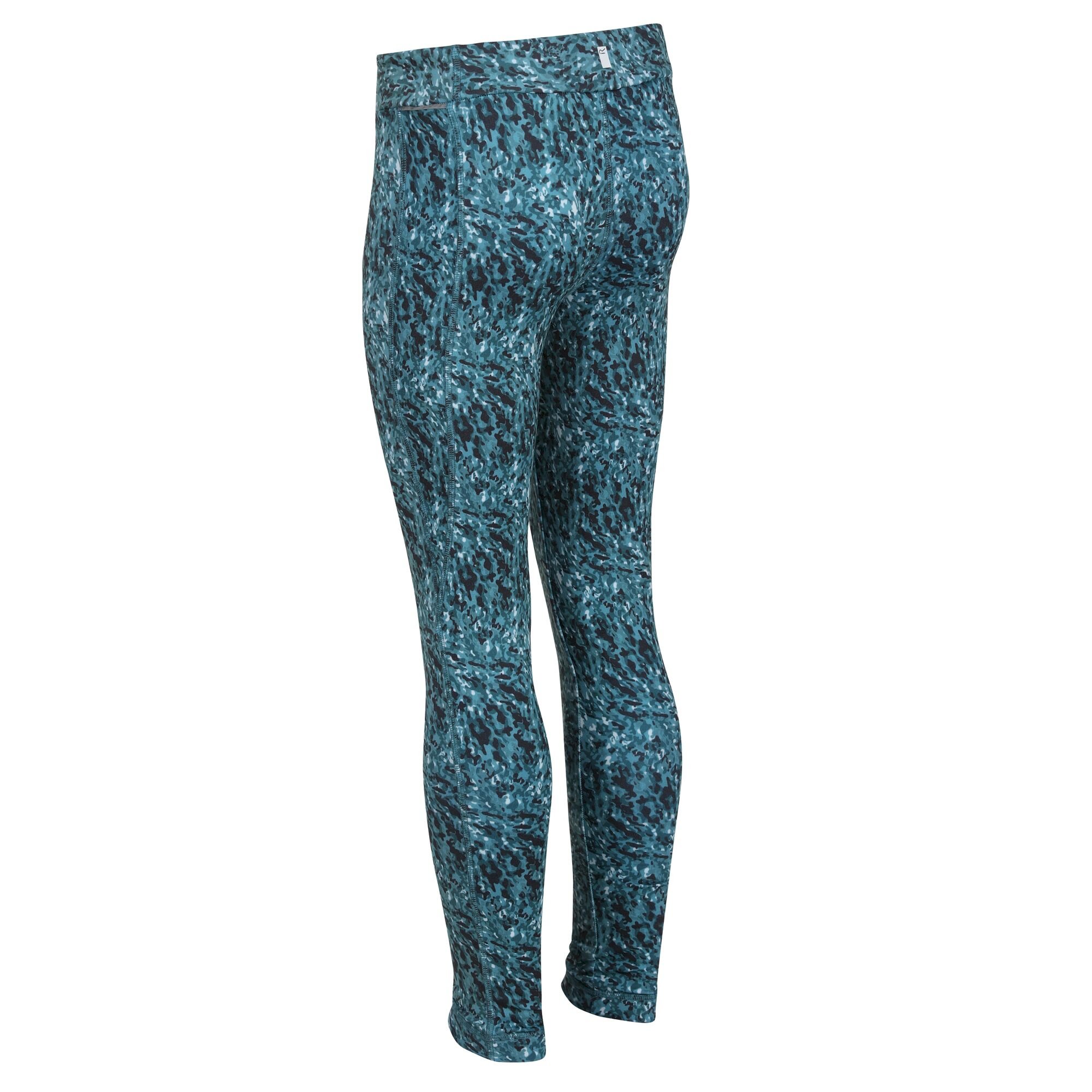 Kids' Barlia Winter Leggings | Pagoda Blue Print