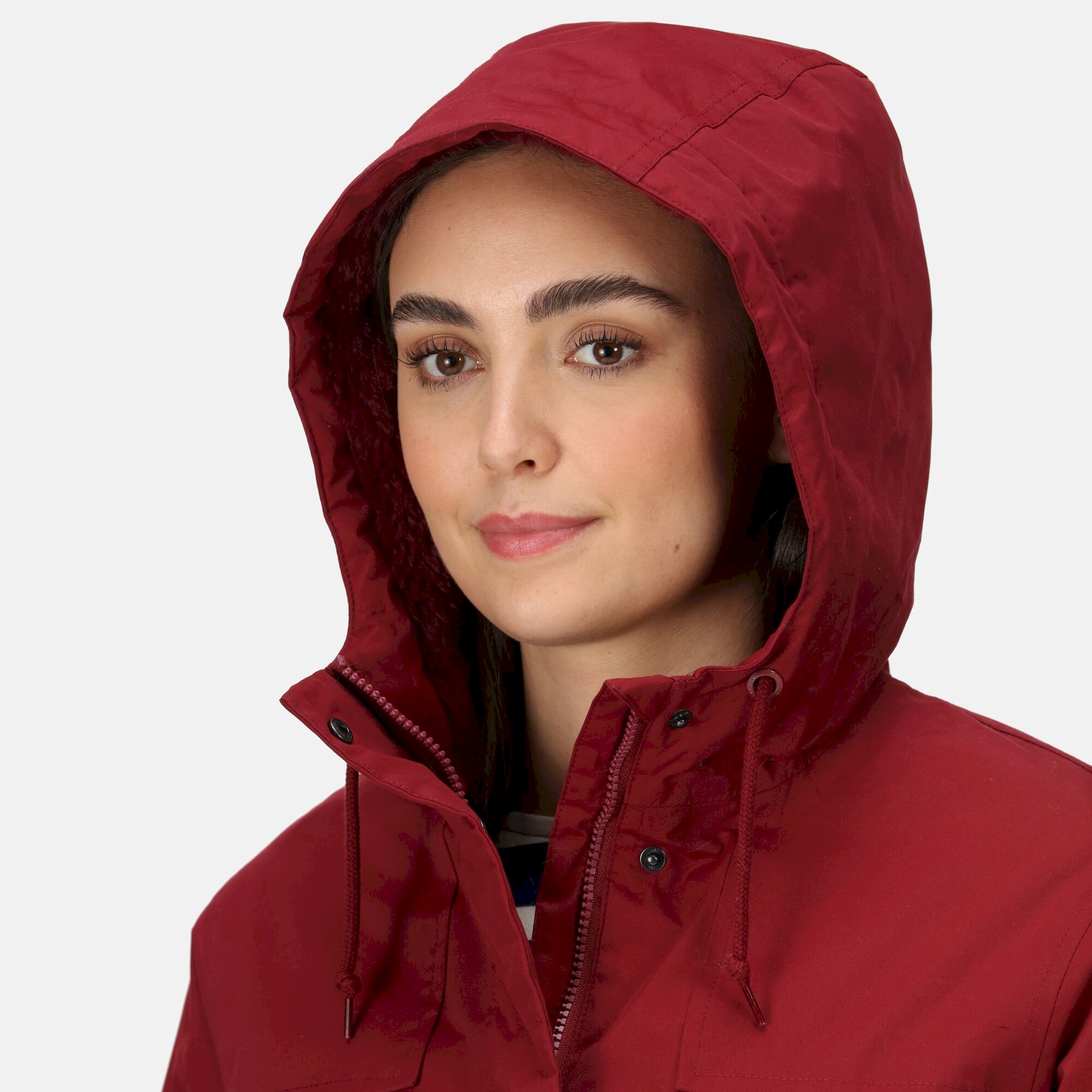 Women's Bria Fur Lined Waterproof Jacket | Cabernet