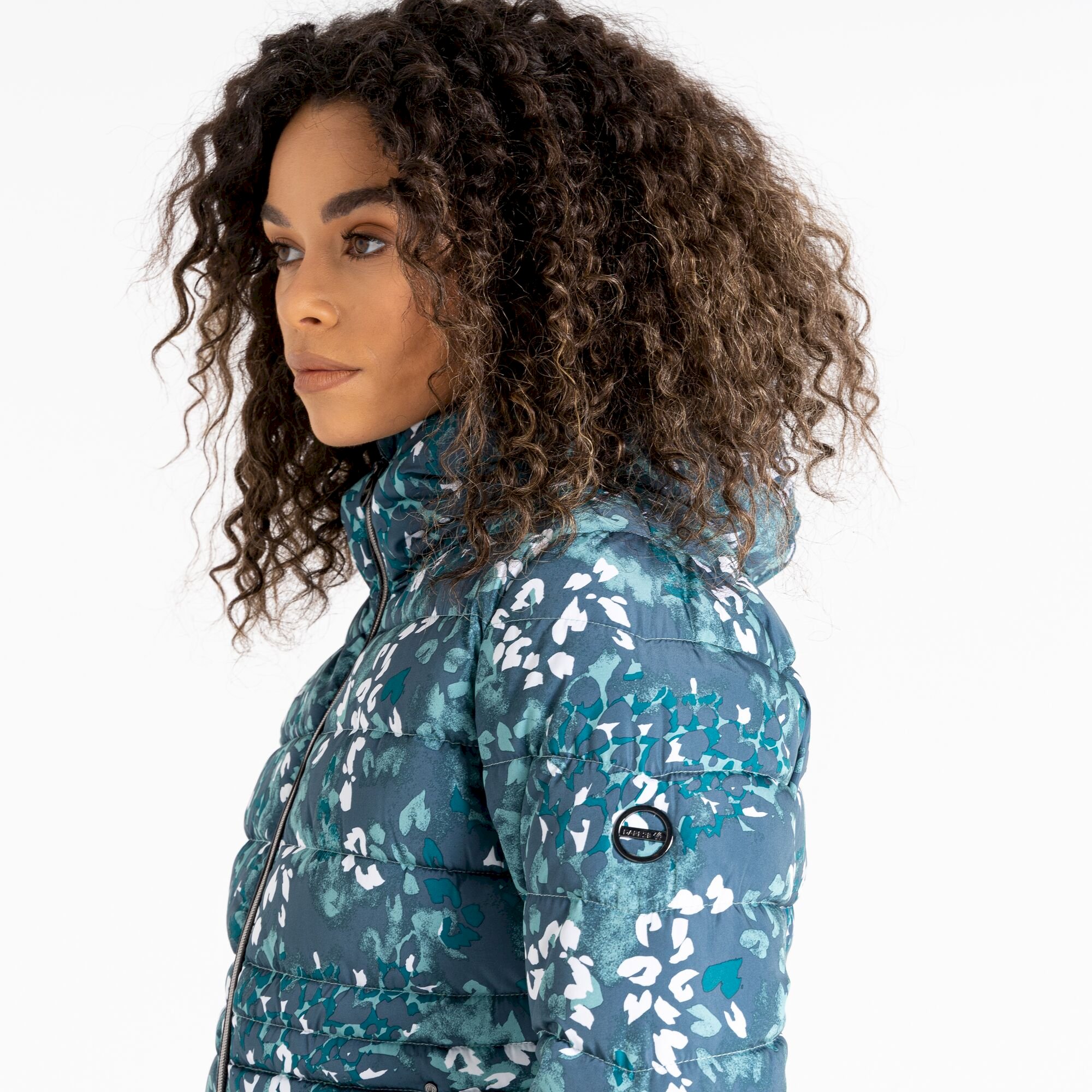 Dare 2b - Women's Reputable II Puffer Jacket | Canton Green Animal Print