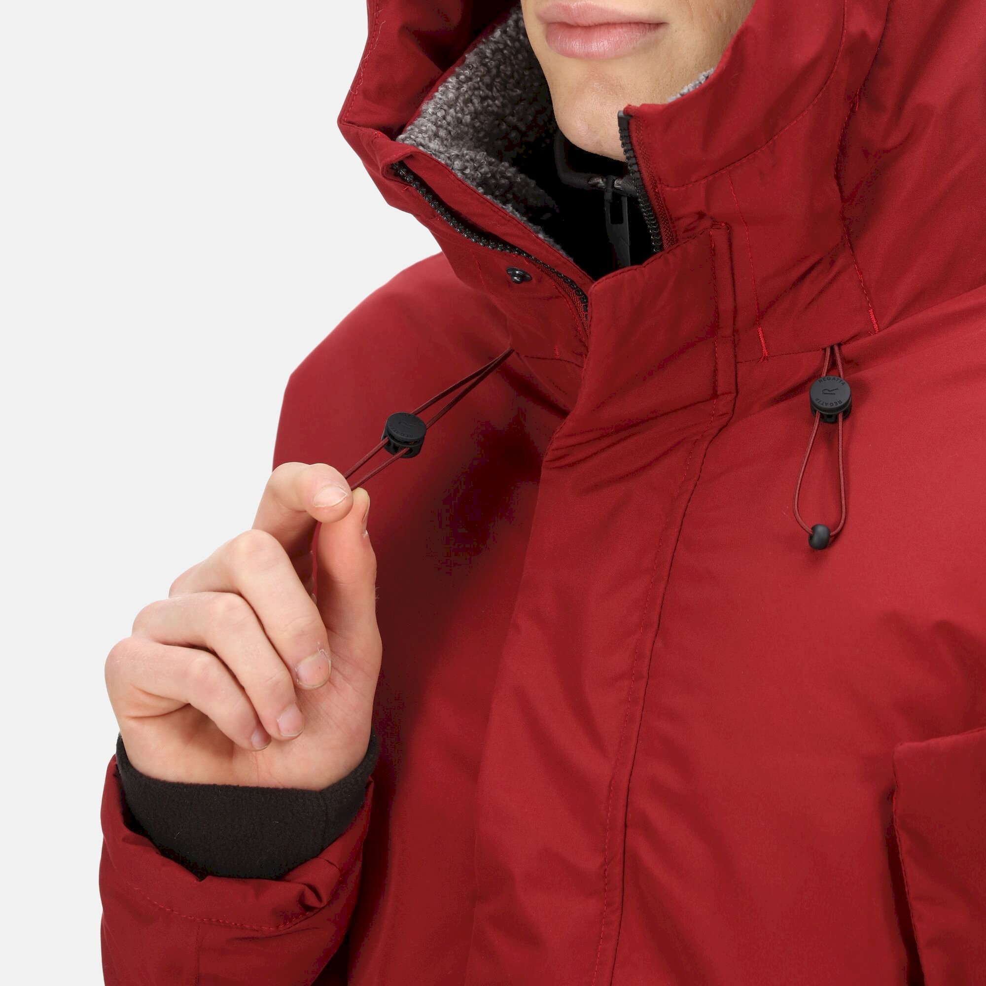 Men's Tavaris Waterproof Parka Jacket | Syrah Red
