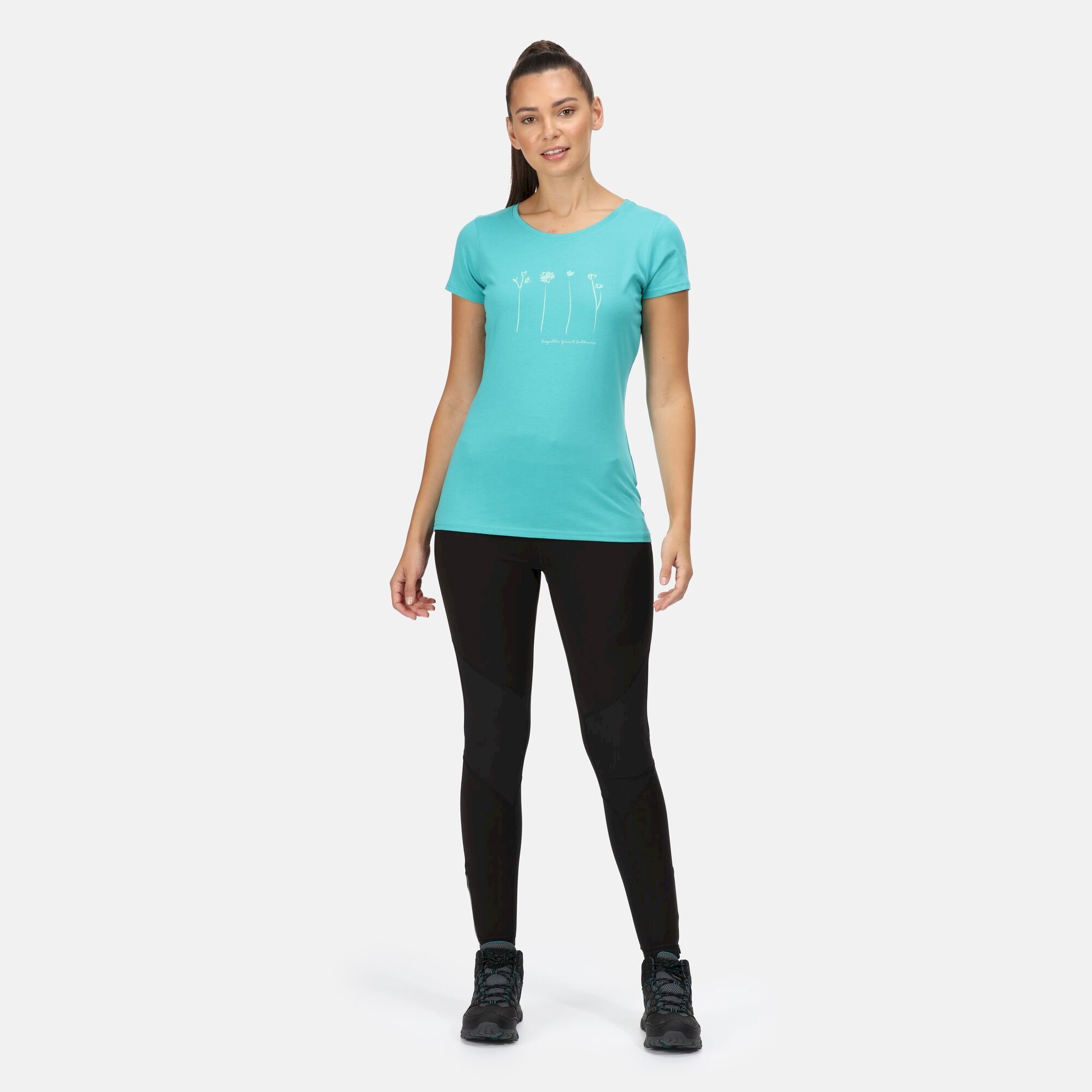 Women's Breezed II Print T-Shirt | Turquoise