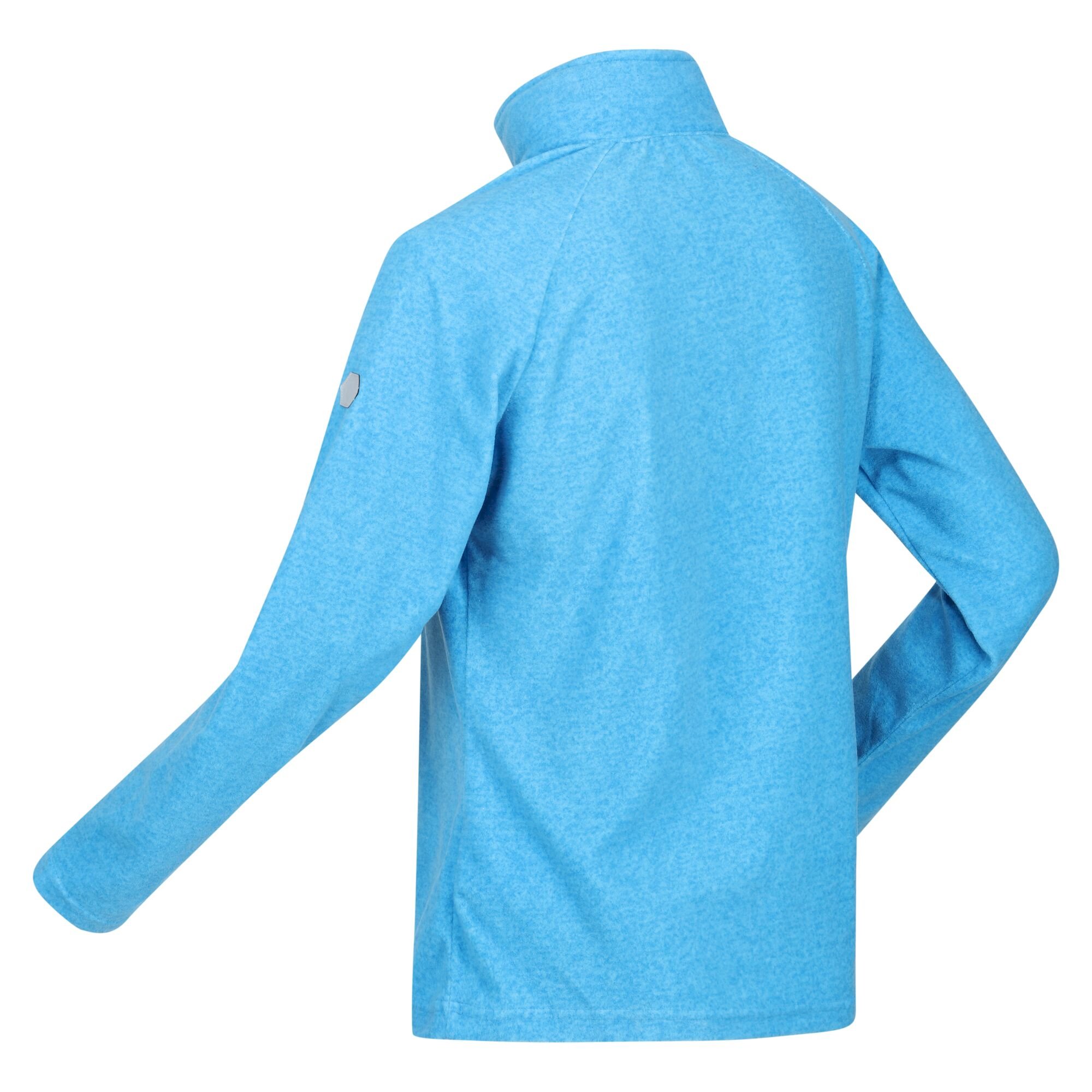 Women's Pimlo Half Zip Velour Fleece | Ethereal Blue