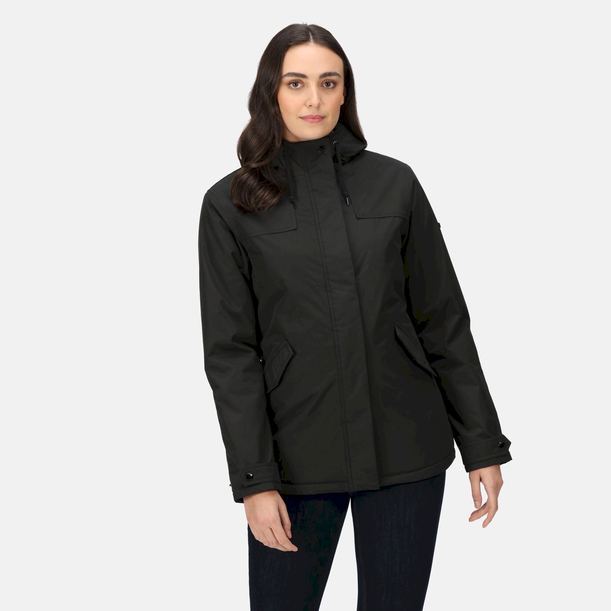 Women's Bria Fur Lined Waterproof Jacket | Black