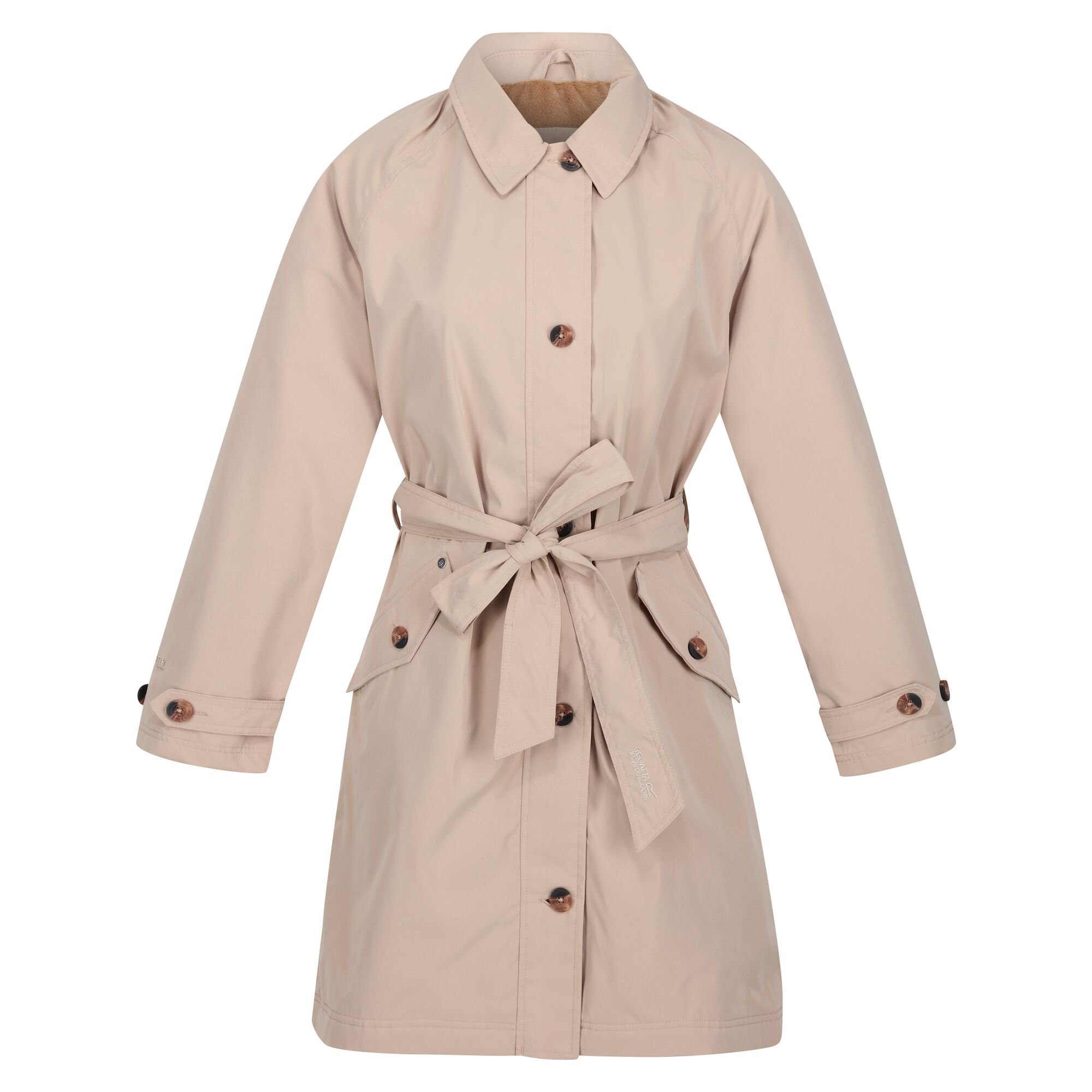 Giovanna Fletcher Collection - Madalyn Waterproof Trench Coat | Moccasin