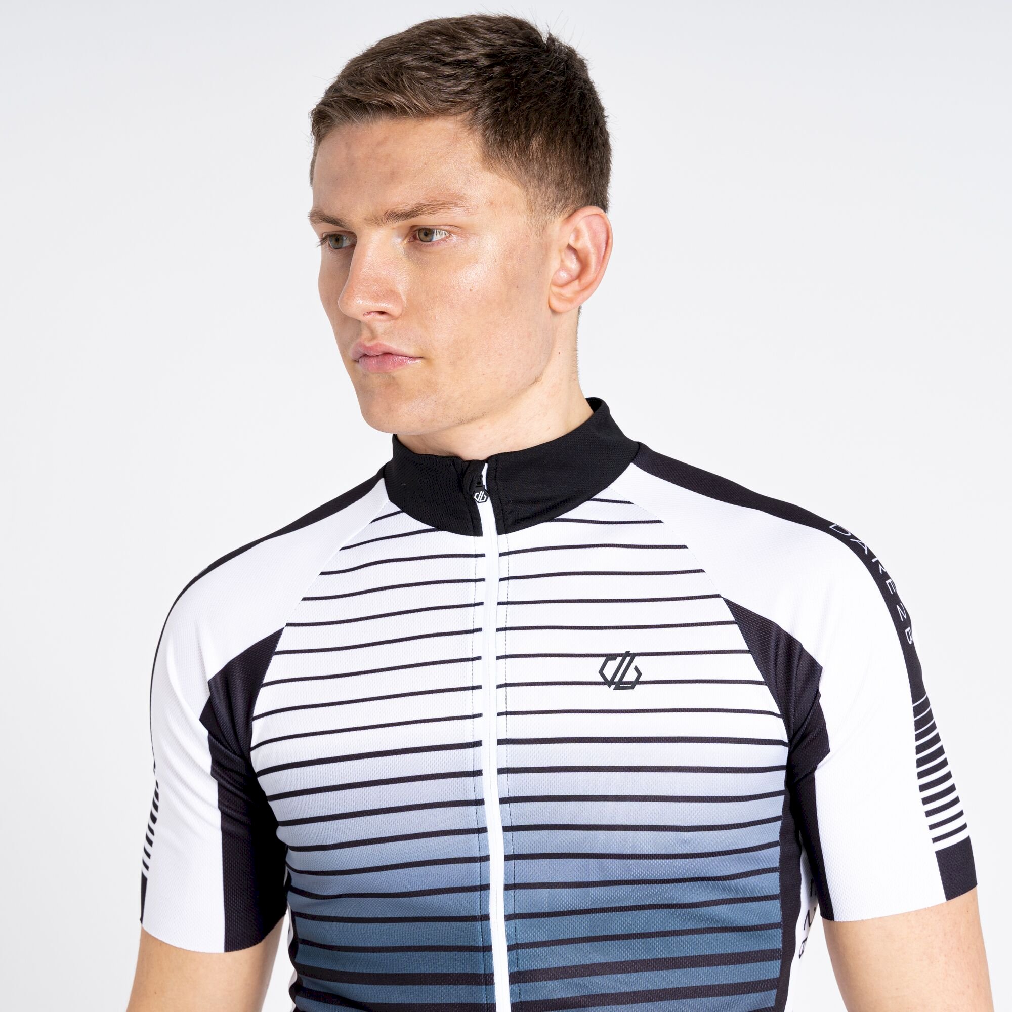 Dare 2b - Men's AEP Virtuous Cycling Jersey | Black Underlined Print