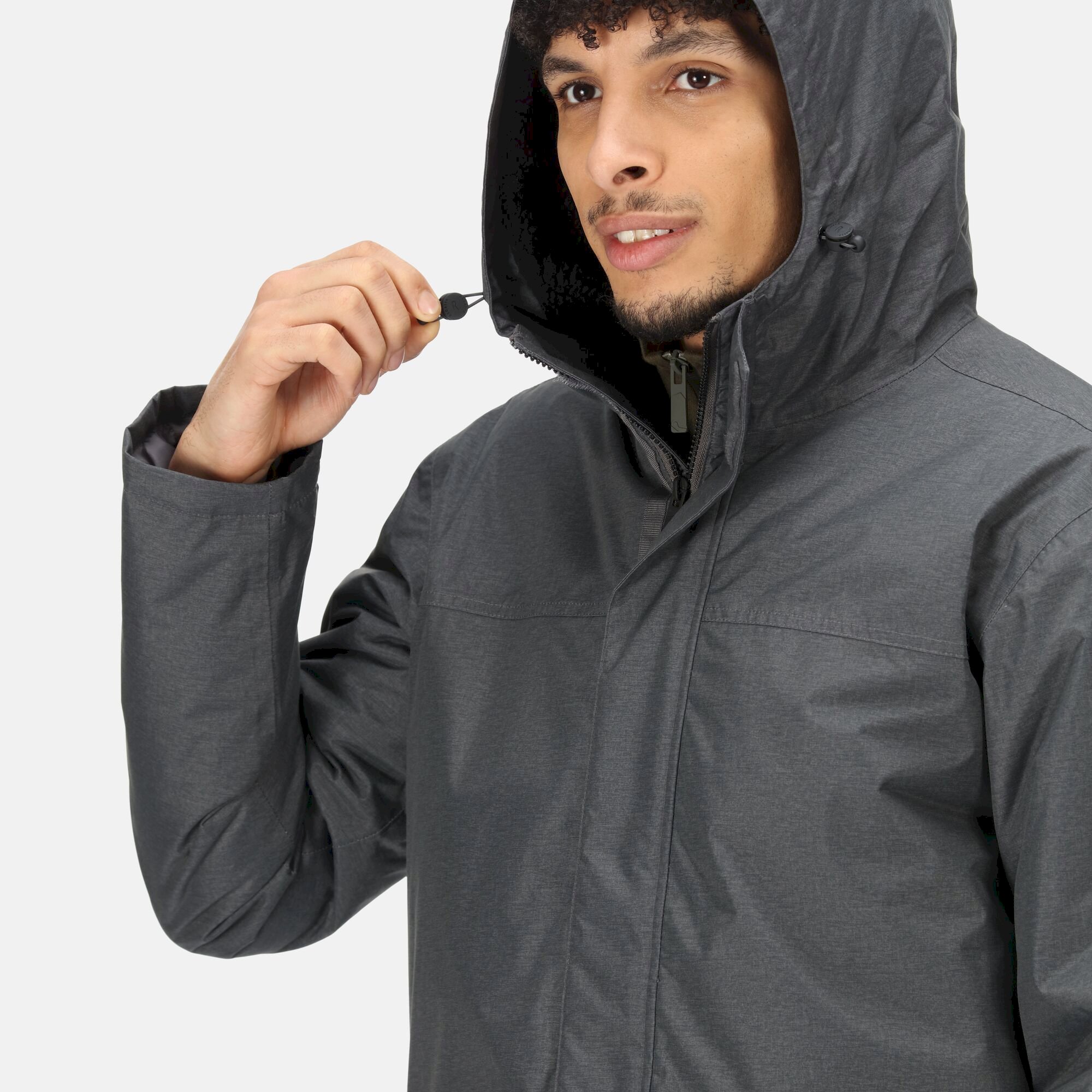 Men's Sterlings III Waterproof Insulated Jacket | Dark Grey Marl