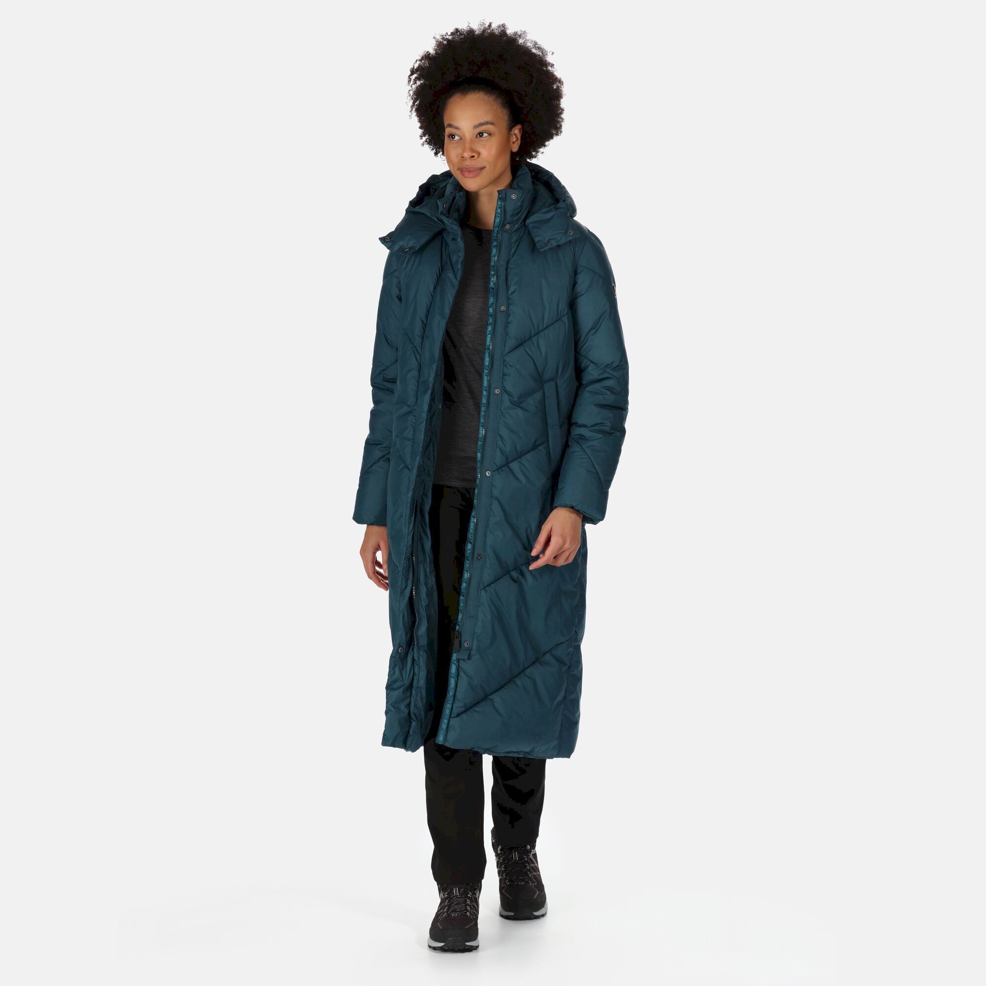 Women's Longley Longline Quilted Jacket | Reflecting Lake