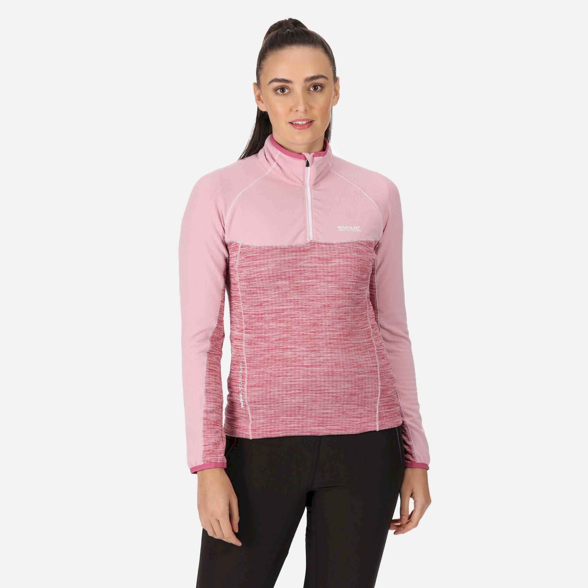Women's Hepley Lightweight Half Zip Fleece | Fragrant Lilac Violet Marl