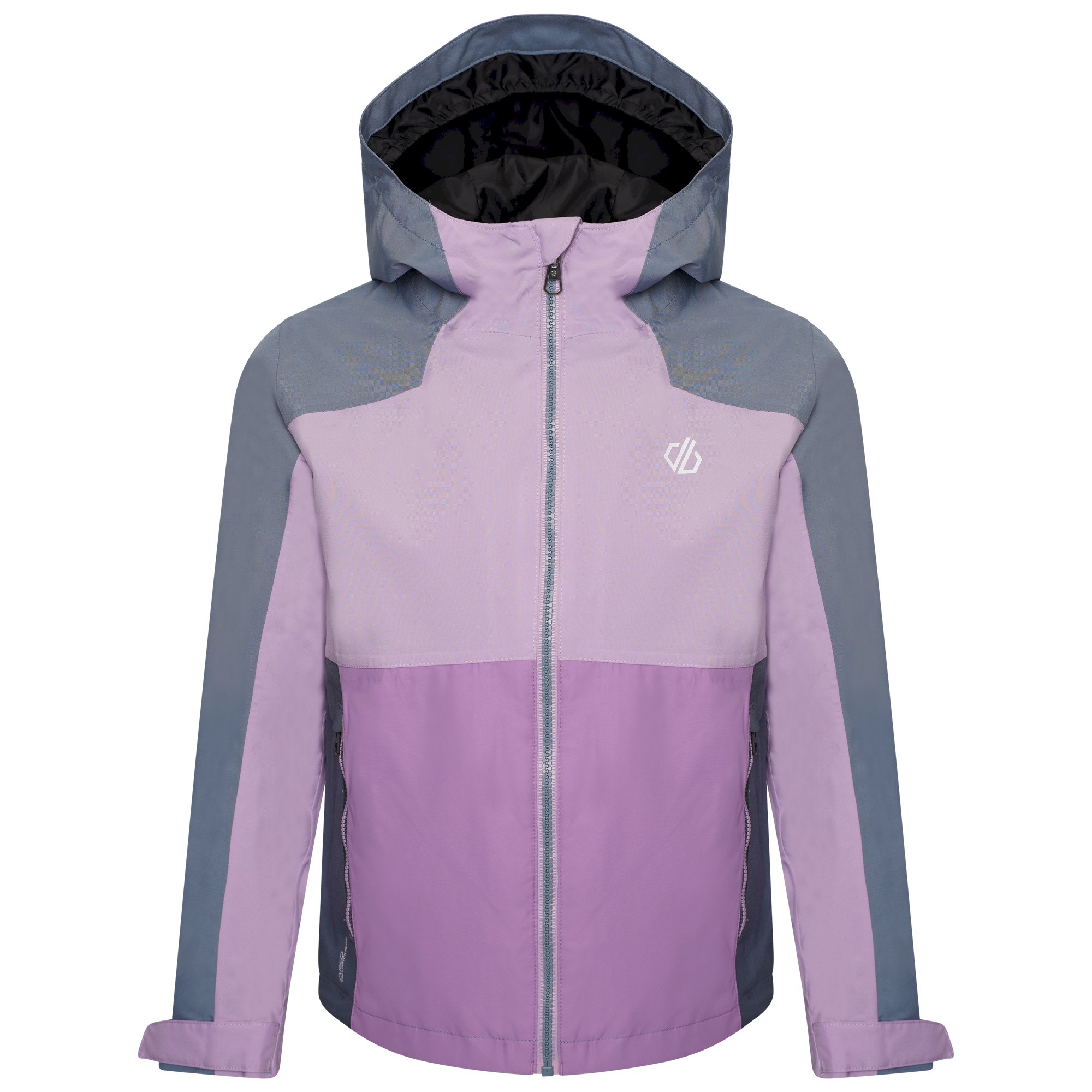 Dare 2b - Kids' In The Lead III Recycled Waterproof Jacket | Lupine Lavender Bluestone
