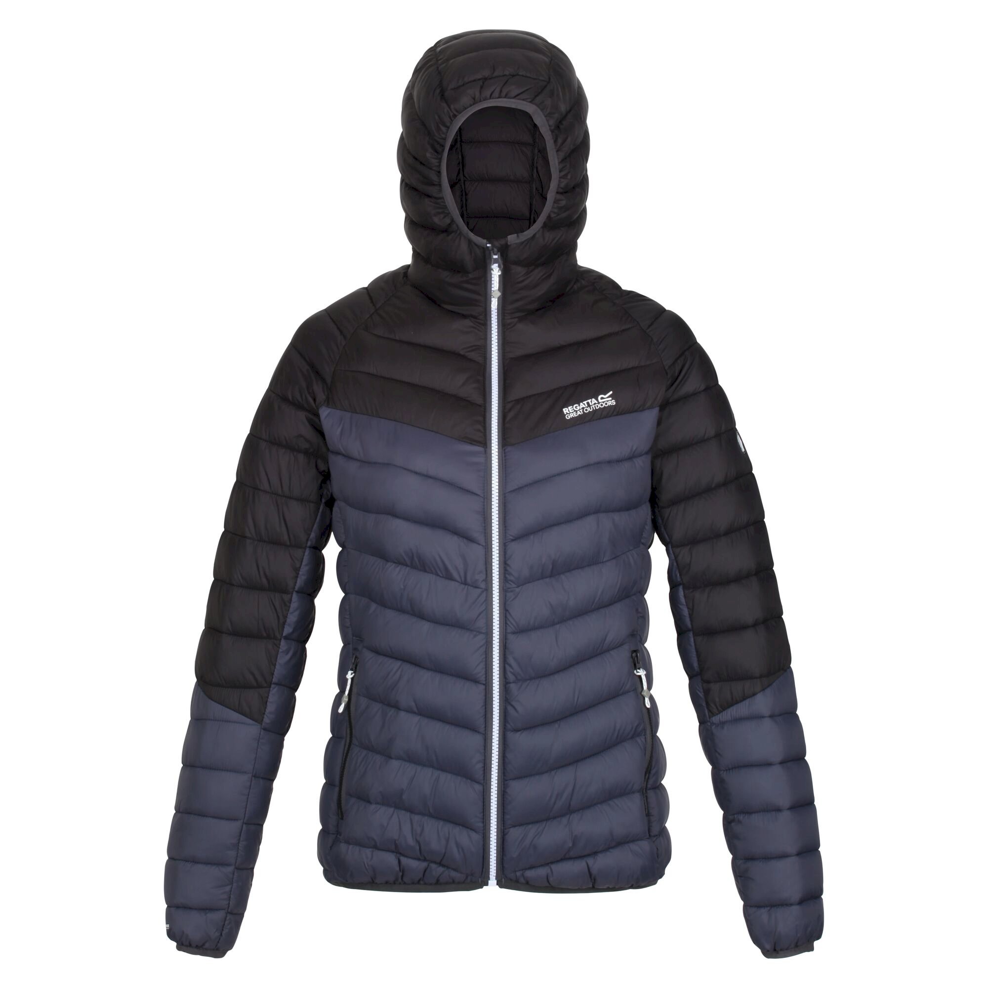 Women's Harrock Lightweight Puffer Jacket | Black Seal Grey