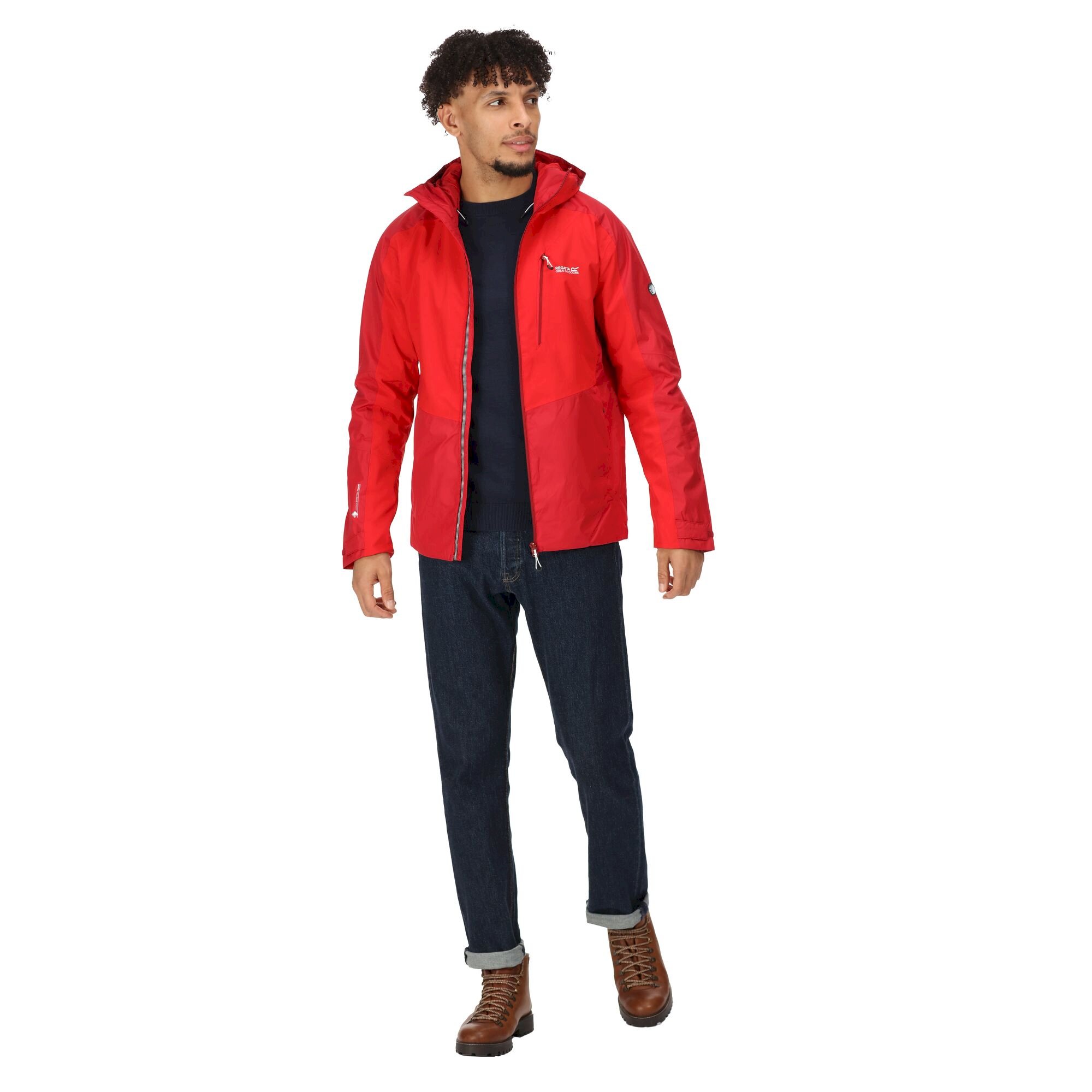 Men's Highton Stretch II Waterproof Jacket | Chinese Red Dark Red