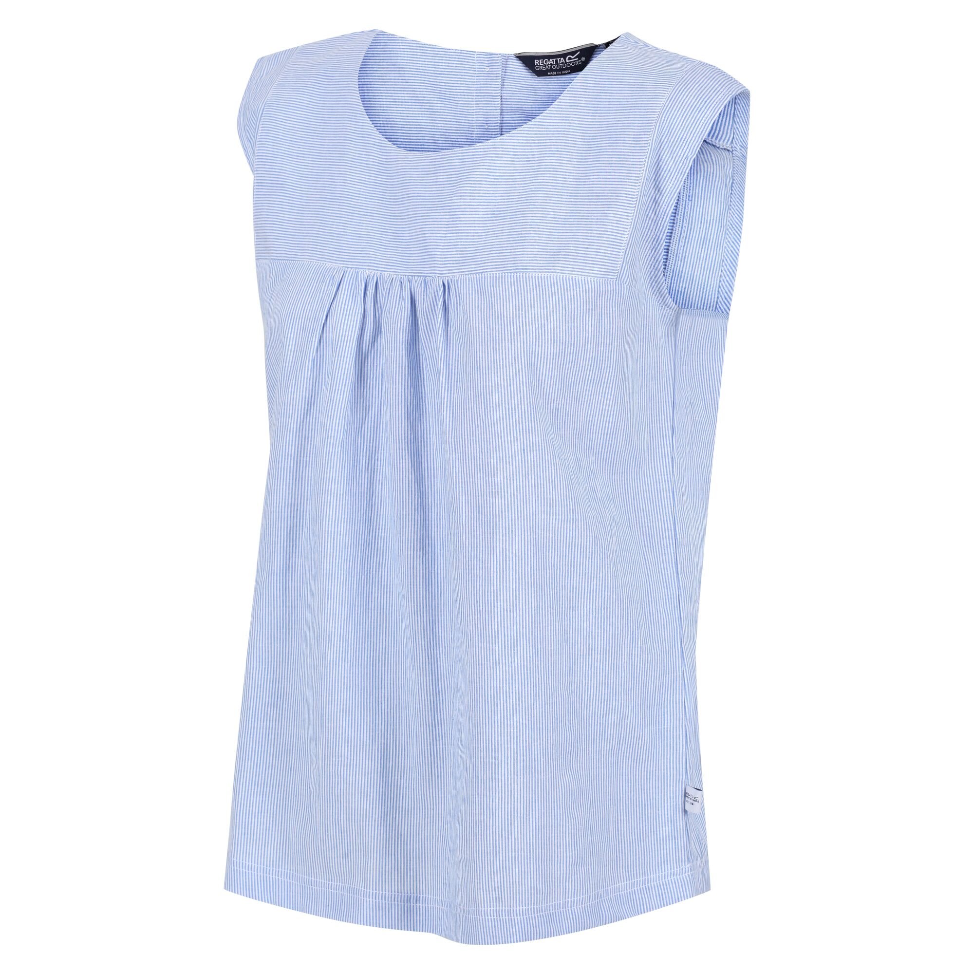 Women's Bridgidine Swing Top | Sonic Blue Stripe