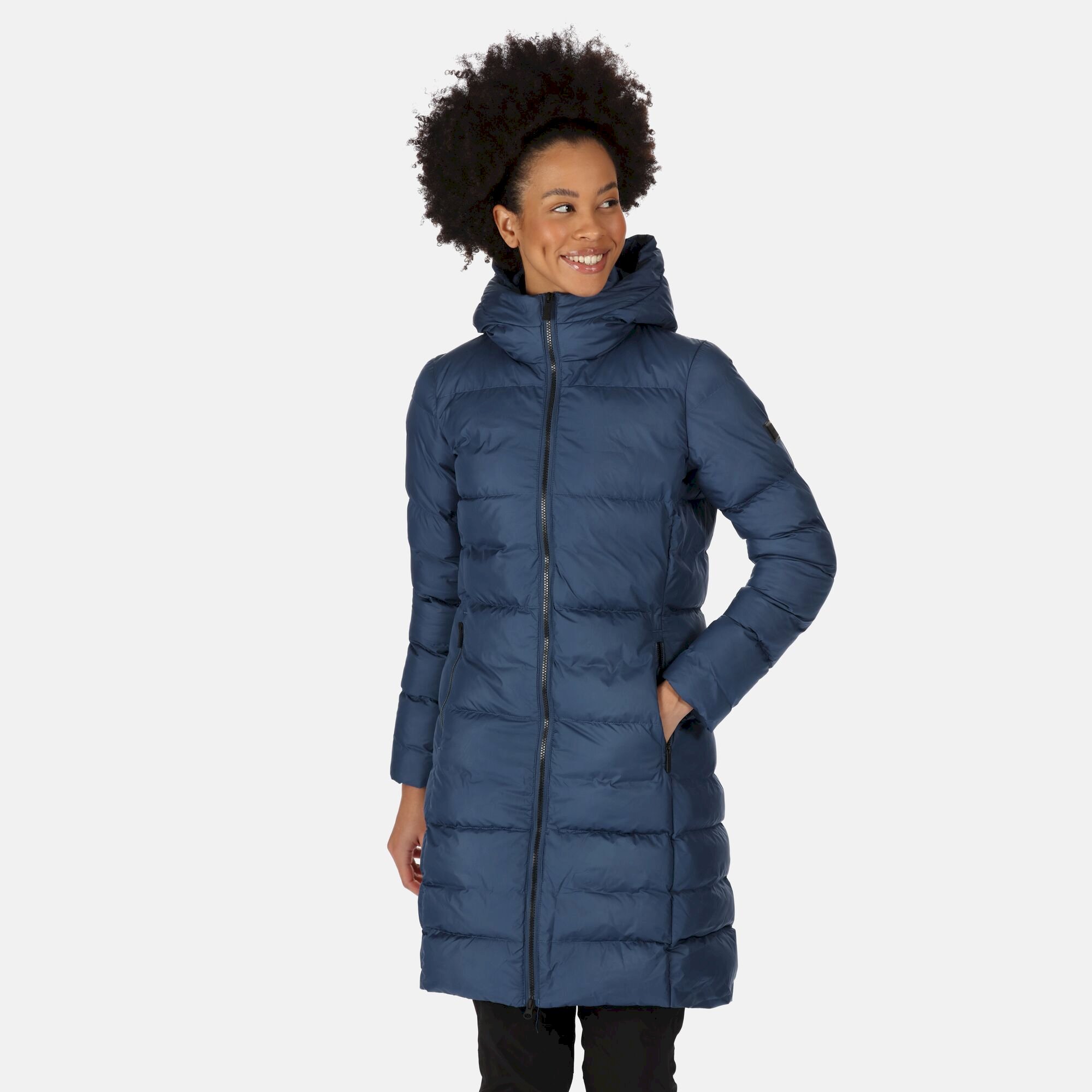 Women's Pandia II Hooded Parka Jacket | Dark Denim