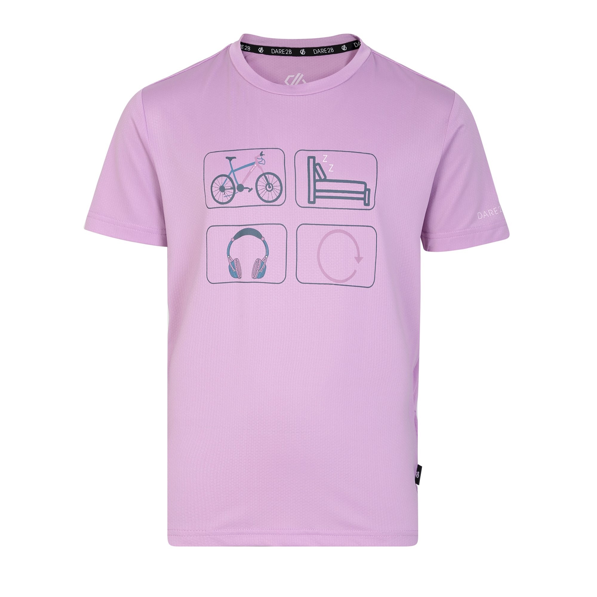 Dare 2b - Kids' Rightful Recycled Graphic Tee | Lupine Lavender