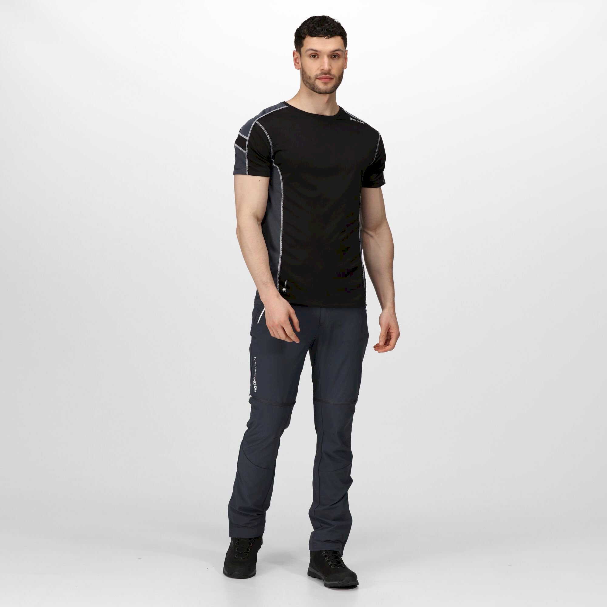 Men's Virda III T-Shirt | Black India Grey