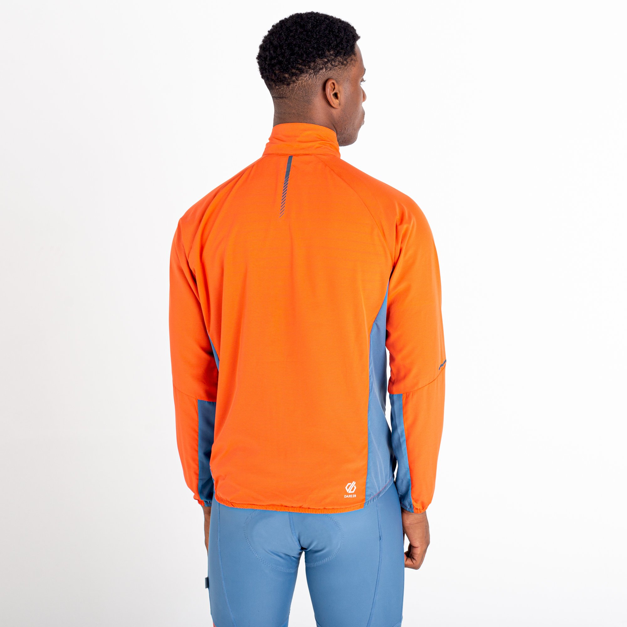 Dare 2b - Men's Ablaze II Lightweight Windshell Jacket | Burnt Salmon Stellar Blue