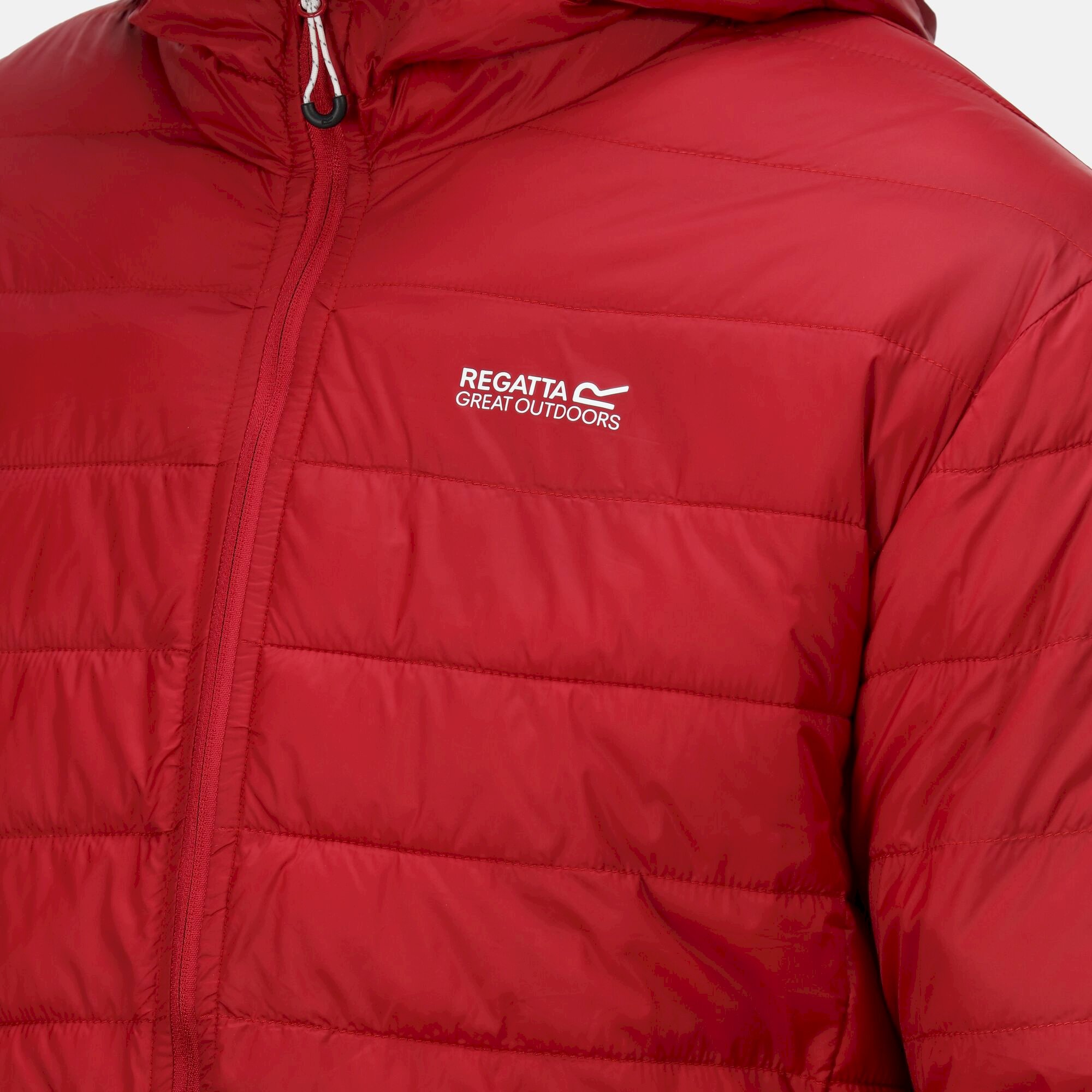 Men's Hooded Hillpack Lightweight Jacket | Dark Red