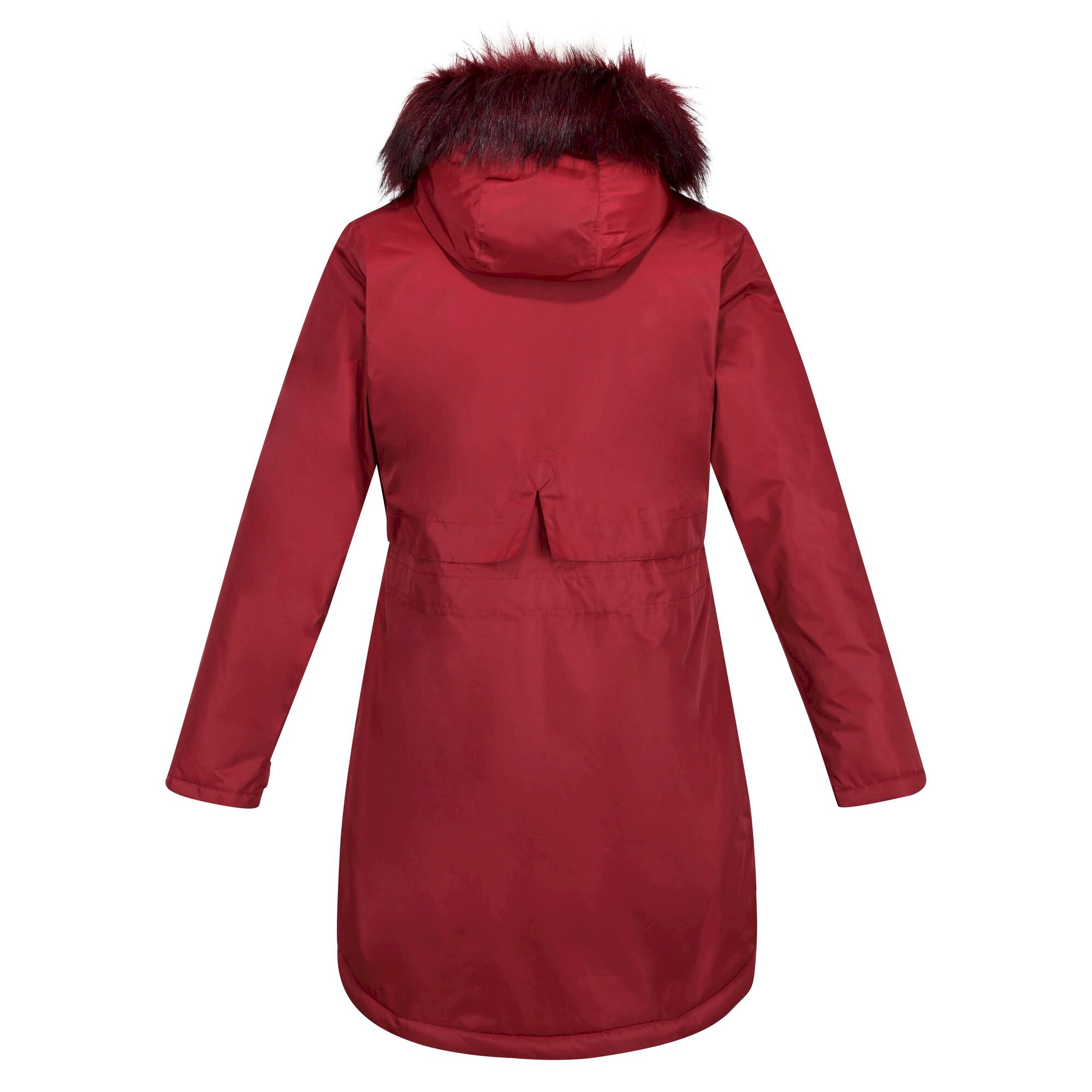 Women's Lyanna Fur Trim Parka Jacket | Cabernet