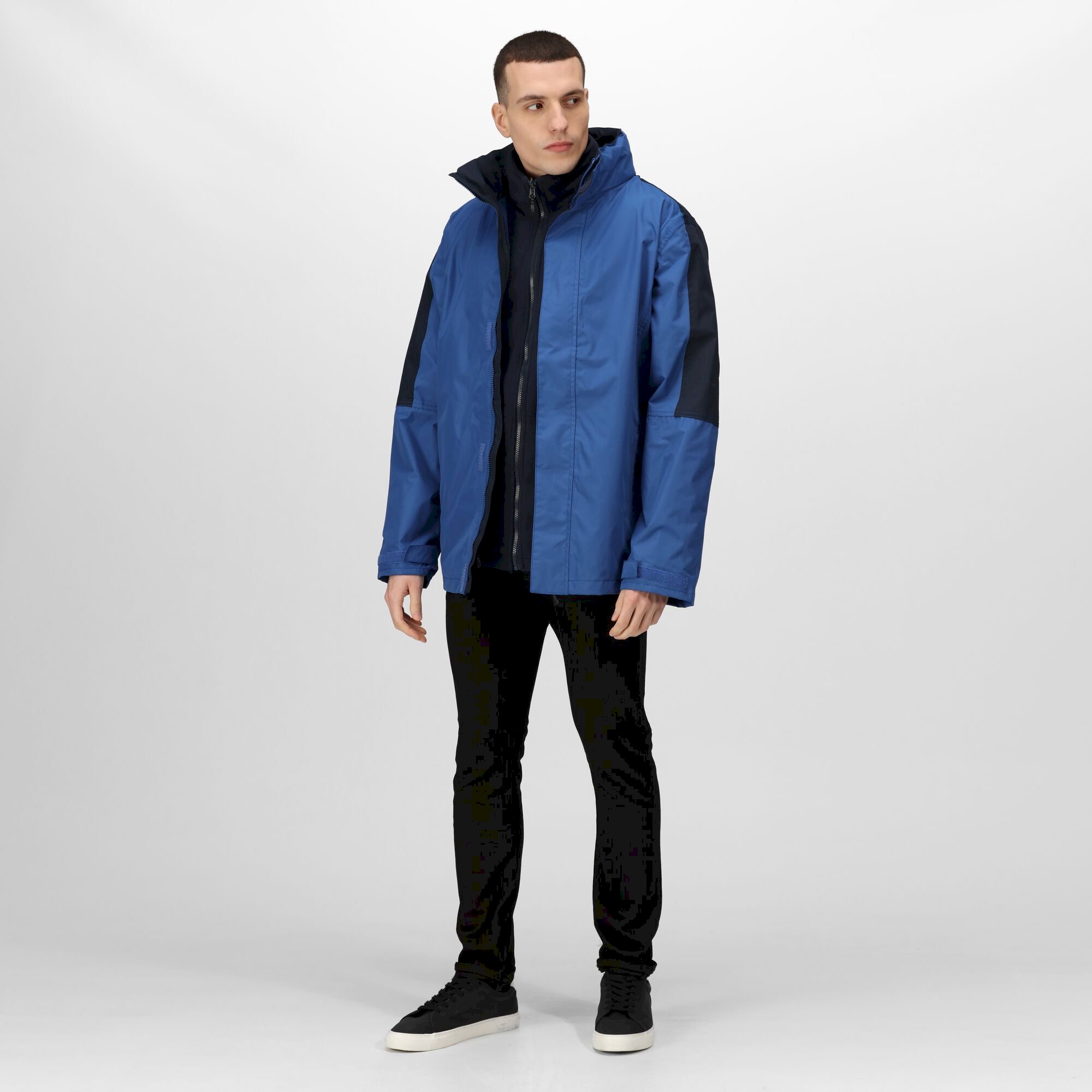 Men's Defender III Waterproof 3 In 1 Jacket | Royal Blue Navy