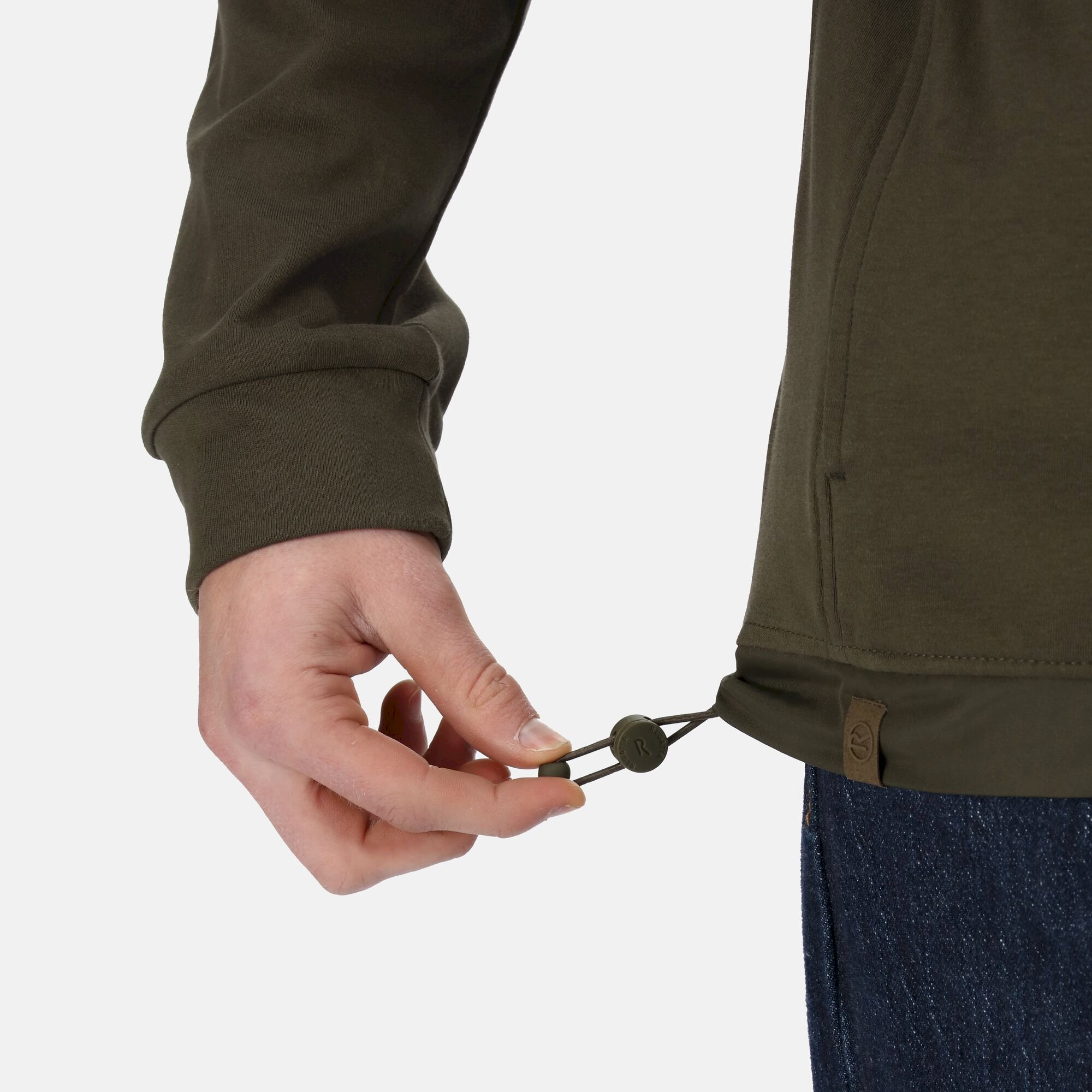 Men's Luis Hooded Fleece | Dark Khaki