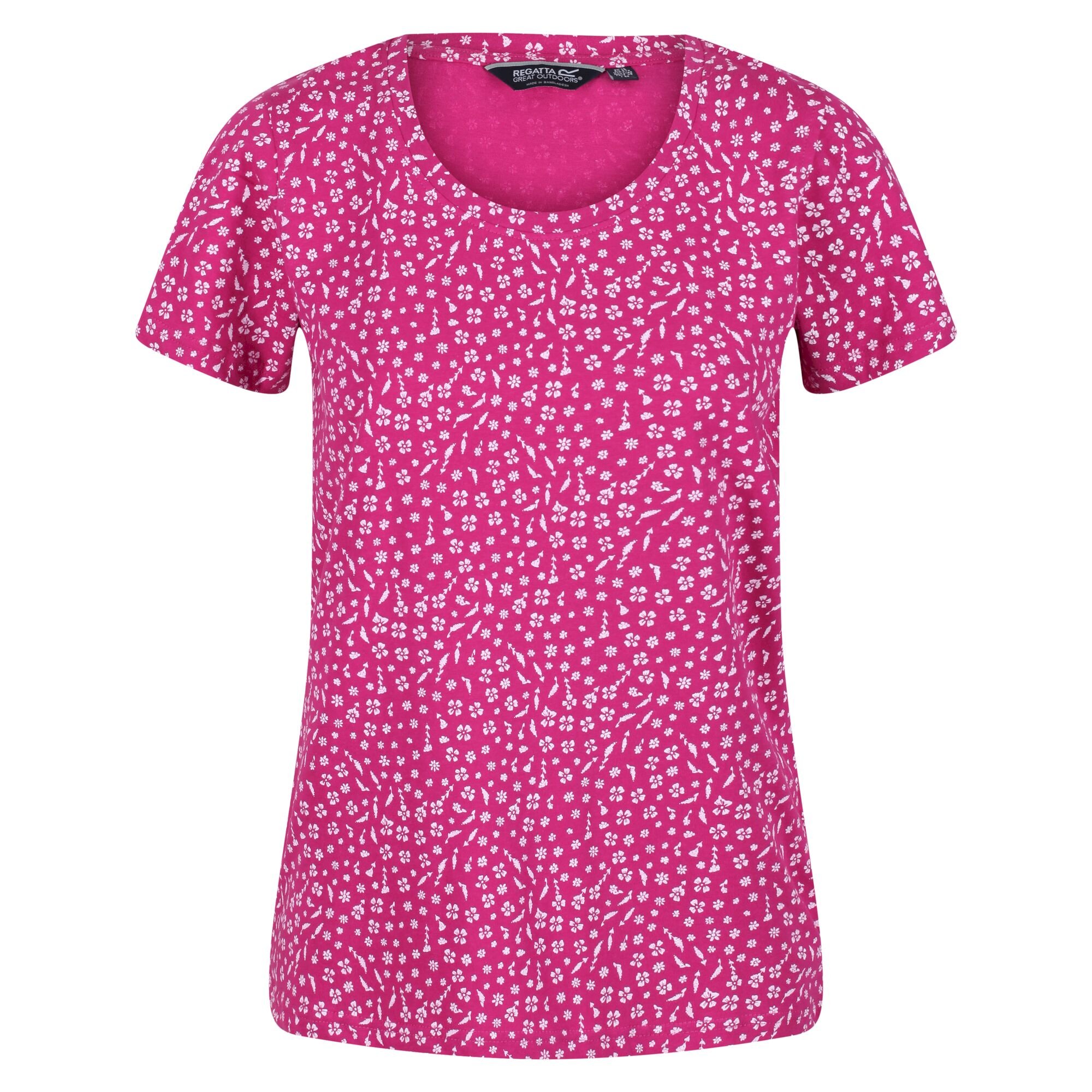 Women's Filandra VI Print T-Shirt | Fuchsia Ditsy