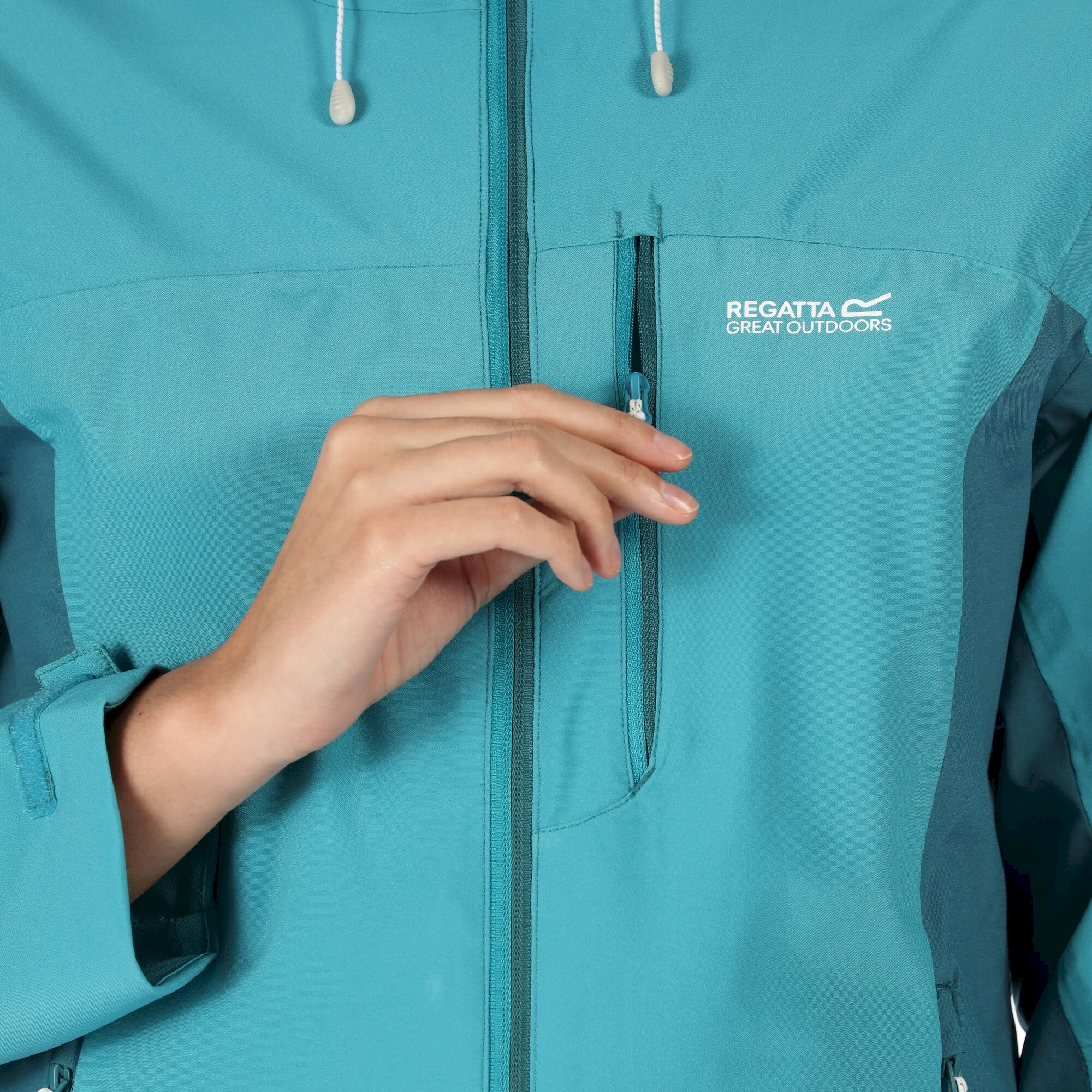 Women's Highton Stretch III Waterproof Jacket | Pagoda Blue Dragonfly